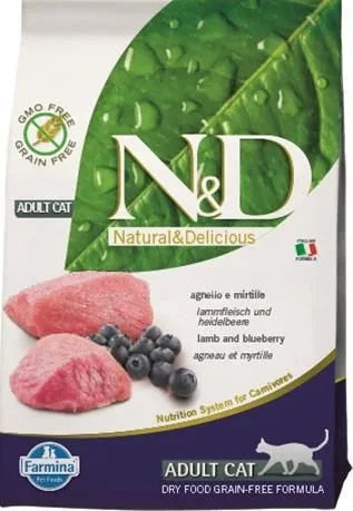 N&D PRIME CAT Adult Lamb & Blueberry Varianta: 300 g Product weight 0.3 kg