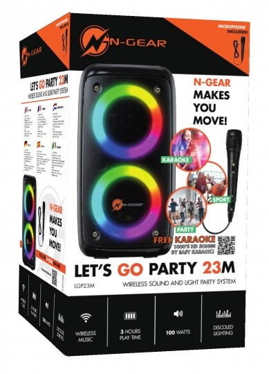 N-GEAR Let's Go Party 23M BLUETOOTH SPEAKER PARTY Brand no brand