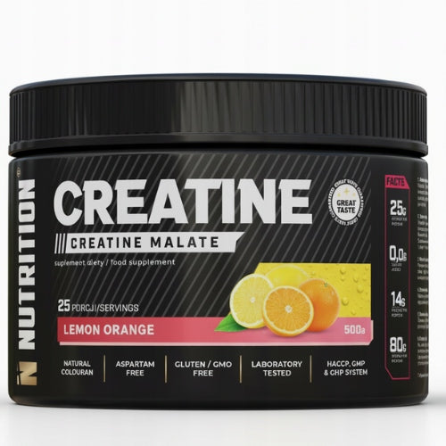 N-NUTRITION CREATINE MALATE 500 G TASTE ORANGE LEMON