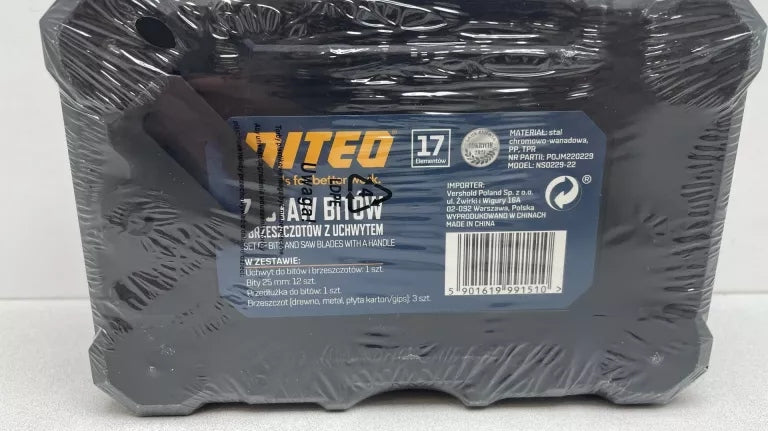 N14 NITEO Set of bits and saw blades with handle 17 el.