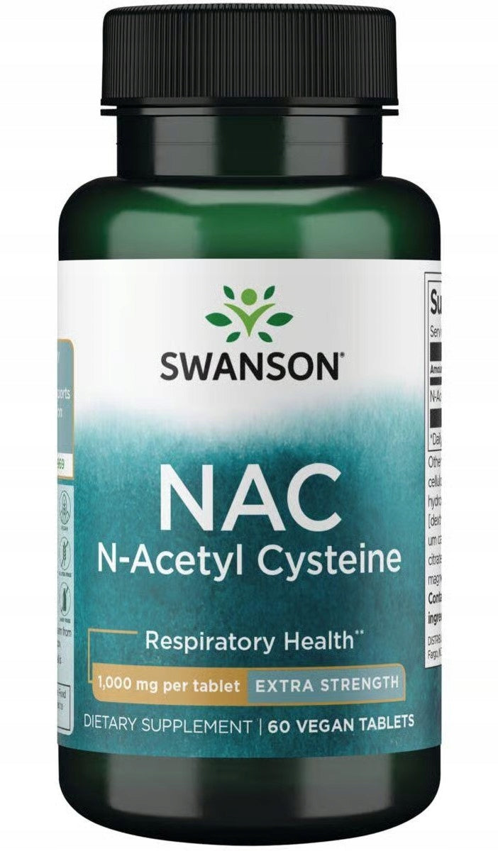 NAC 1000 mg SWANSON N-ACETYL CYSTEINE 60 TABLET
