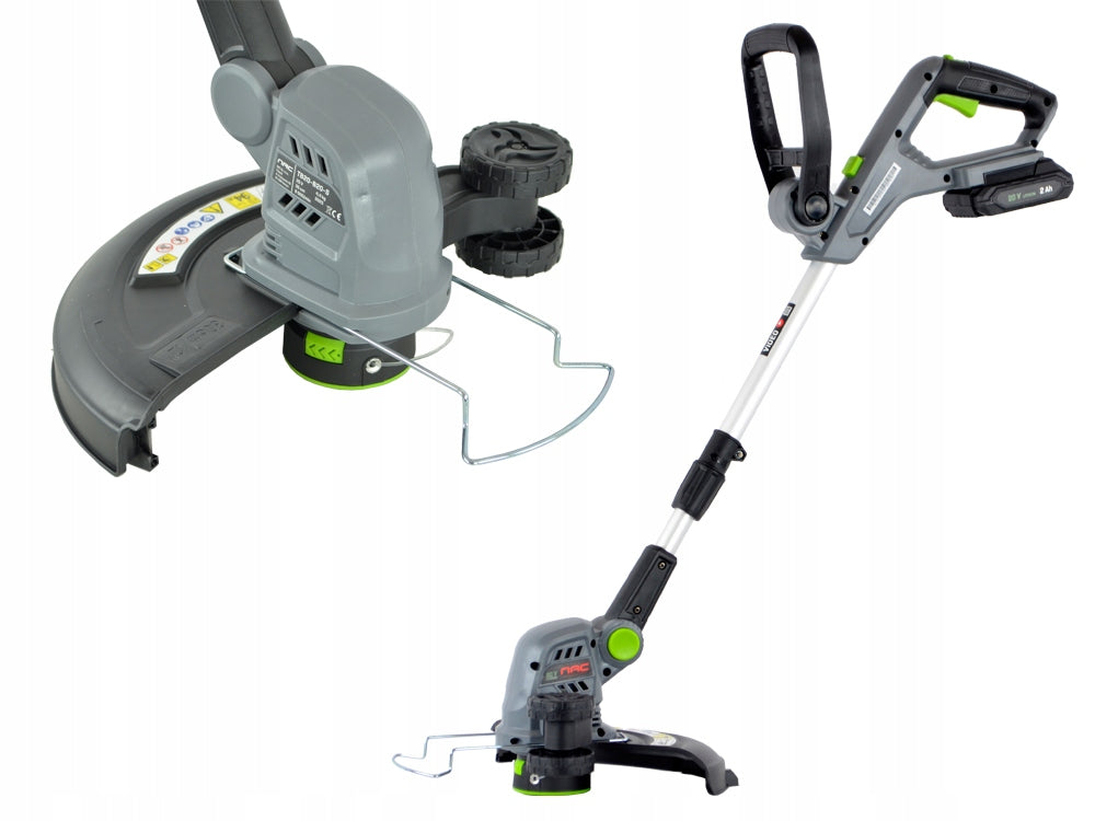NAC 20V CORDLESS TRIMMER LARGE 2 Ah BATTERY ADJUSTABLE HANDLE Packaging status original