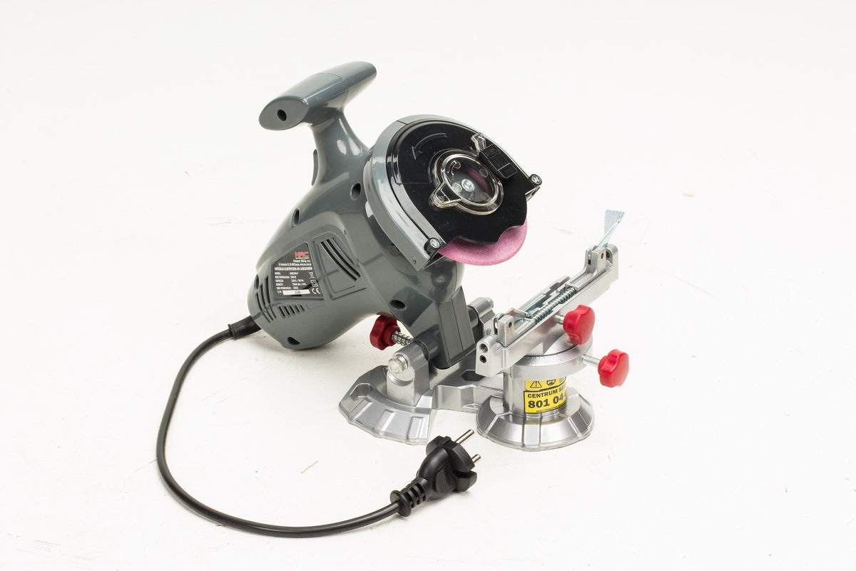 NAC 250 W ELECTRIC chain sharpener + metal VICE + 100 mm disc Manufacturer code SHE250-F