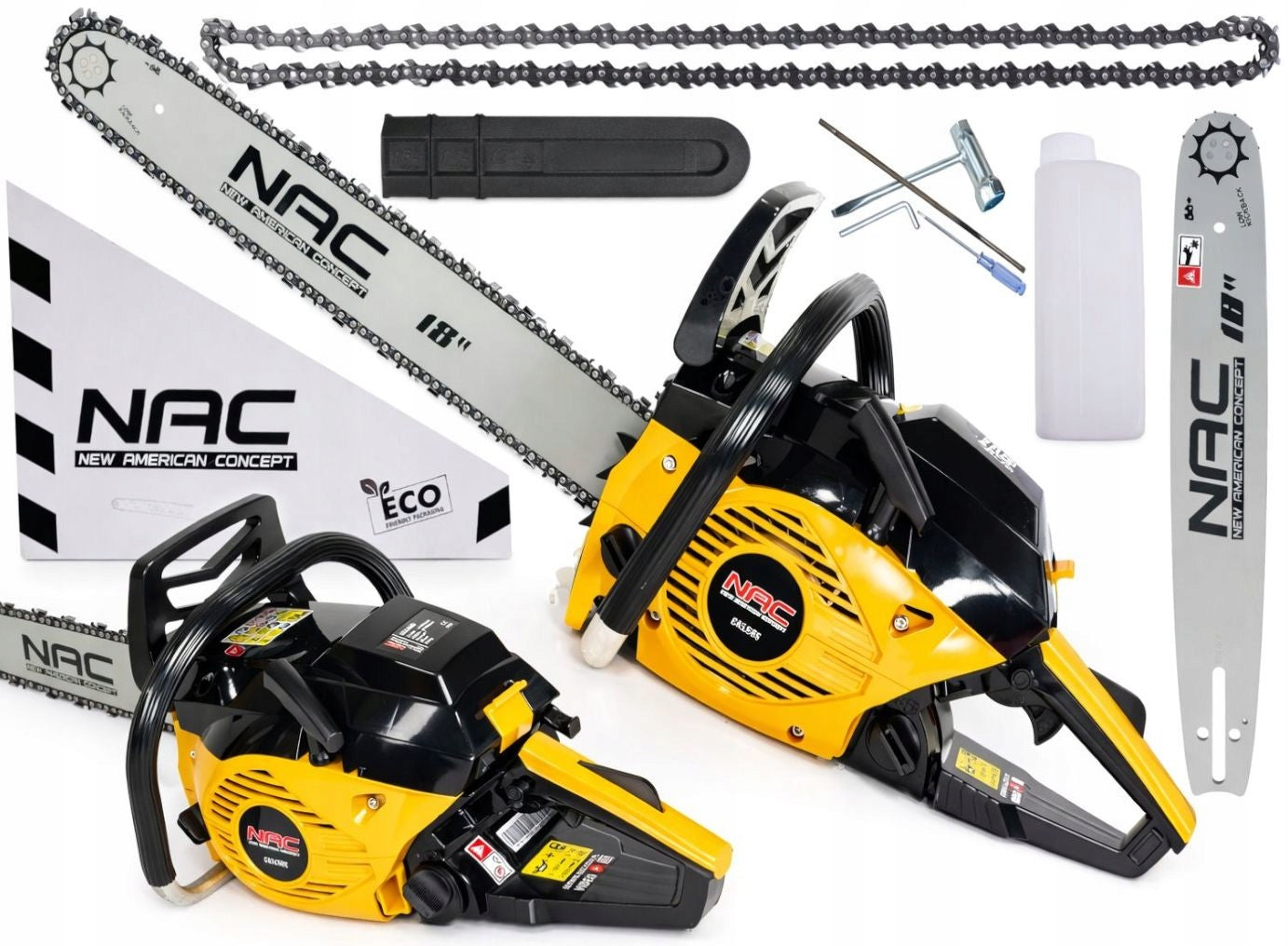 NAC CHAINSAW CS1560 chain guide 18" 51,7cm