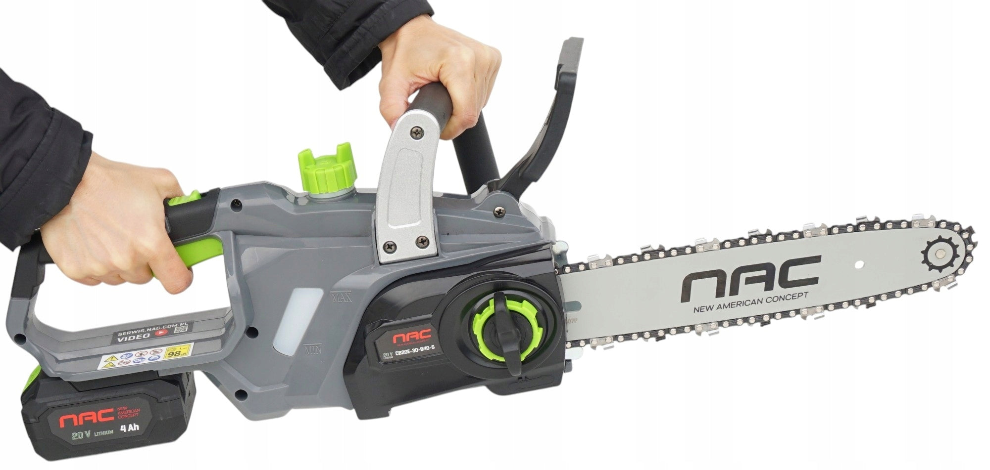 NAC CORDLESS SAW CB20E-30-B40-S 1 x 4 Ah charger set Guide manufacturer NAC