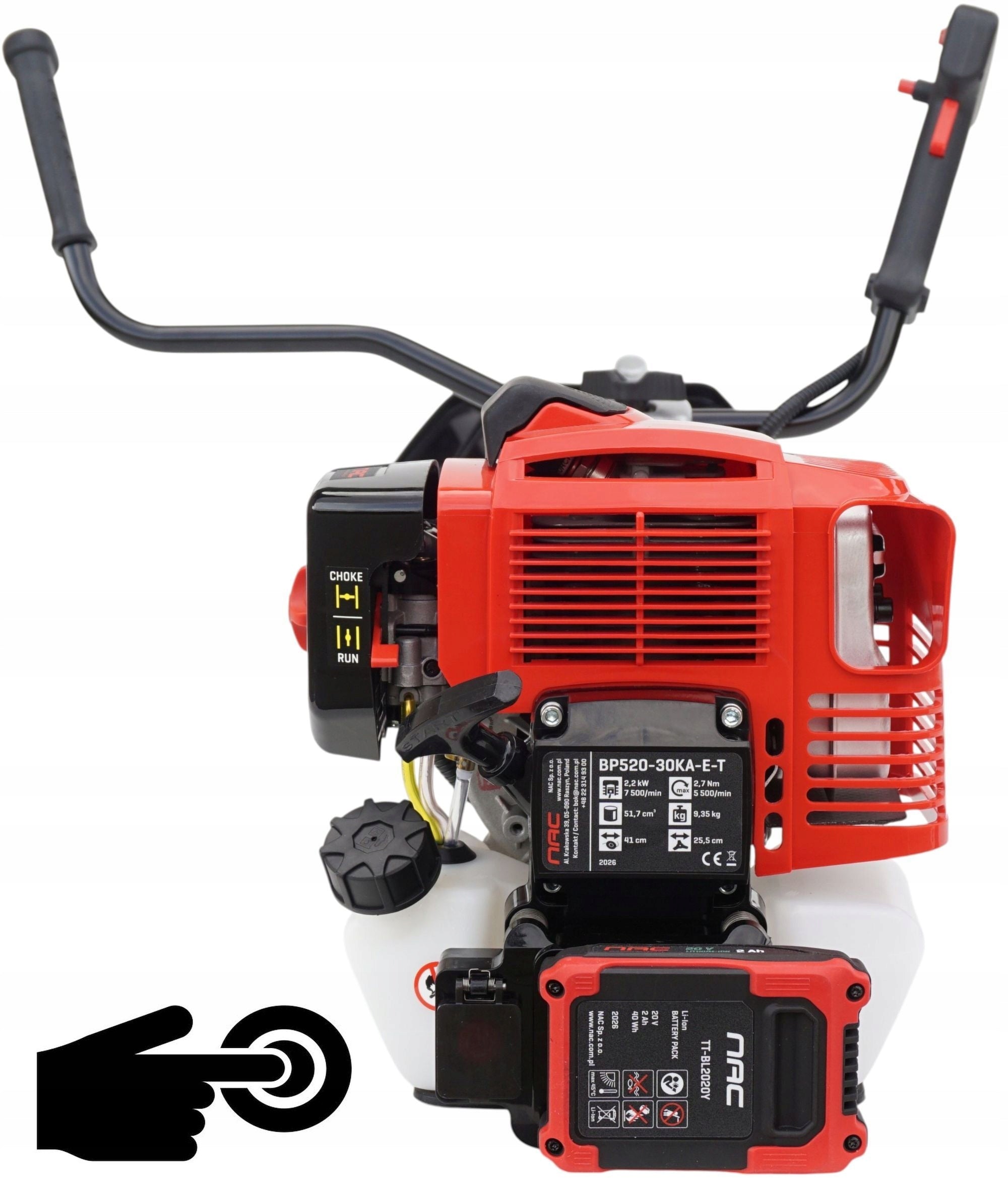 NAC Diesel scythe with electric starter BP520-30-KA-E-T disc 3HP Brand NAC