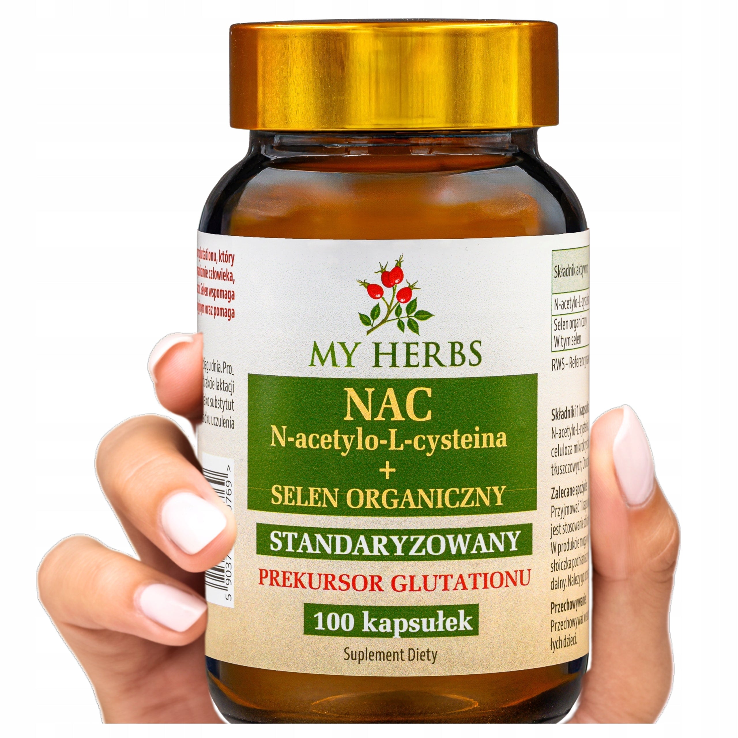 NAC N-acetylcysteine L-cysteine with selenium 100 kaps antioxidant immunity