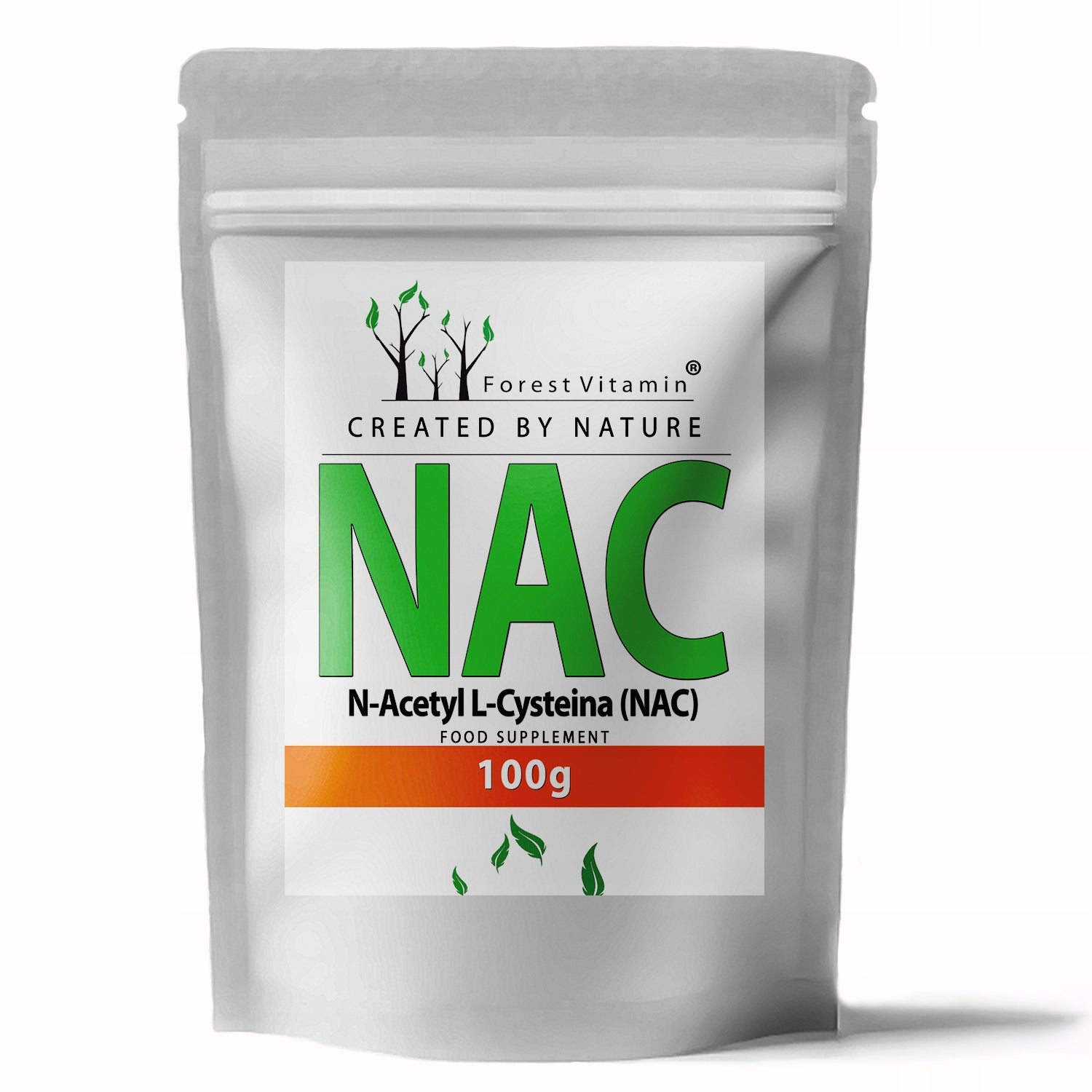 NAC POWDER 100g pure PURE N-ACETYL-L-CYSTEINE Detox CLEANS Packaging status original