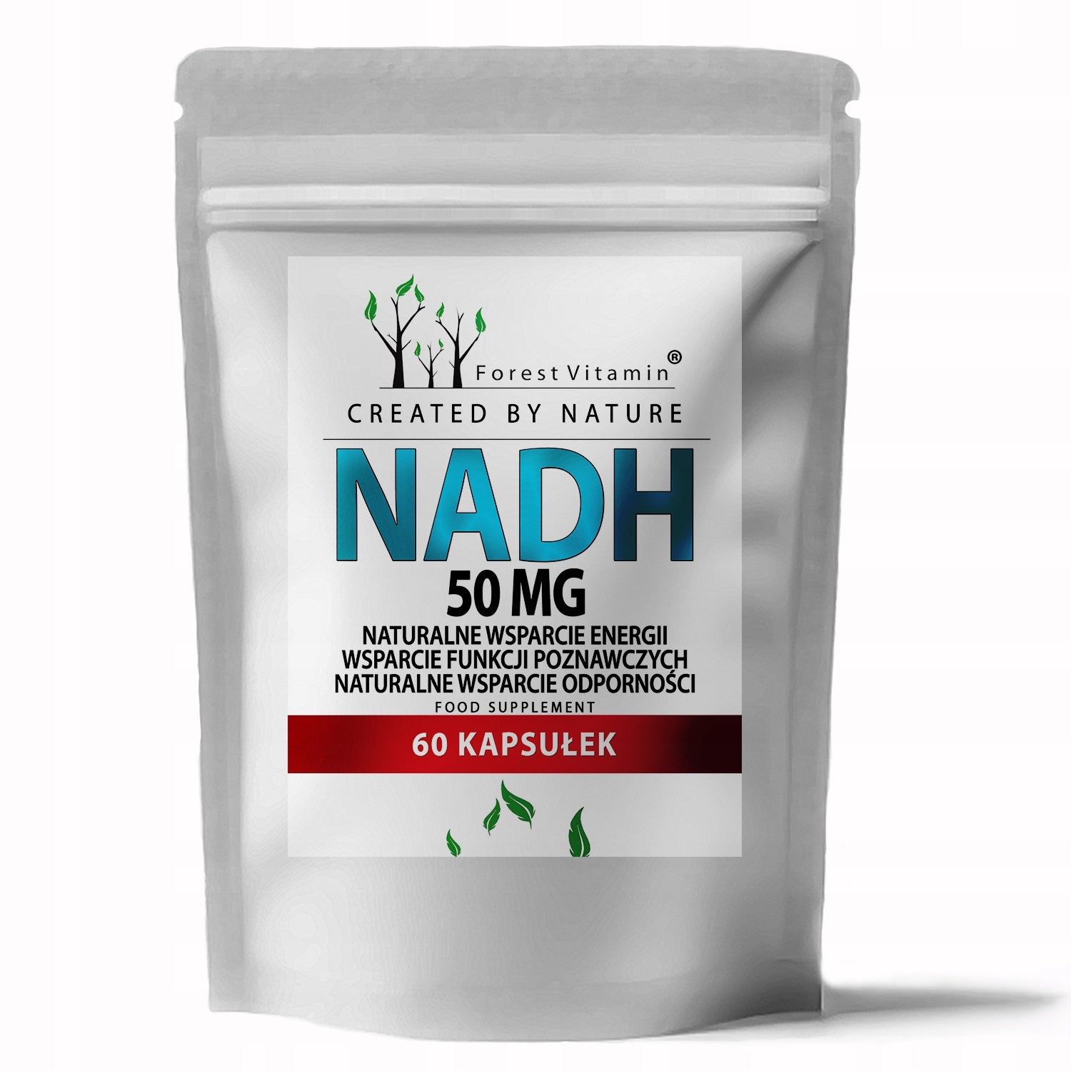 NADH 50 MG 60 CAPSULES ENERGY ATP CONCENTRATION MEMORY FOREST VITAMIN Medical device no