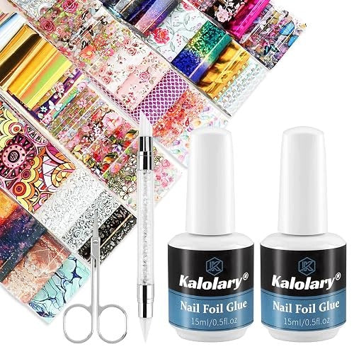 NAIL STICKERS HOLOGRAPHIC TRANSFER SET FOR WOMEN Brand no brand