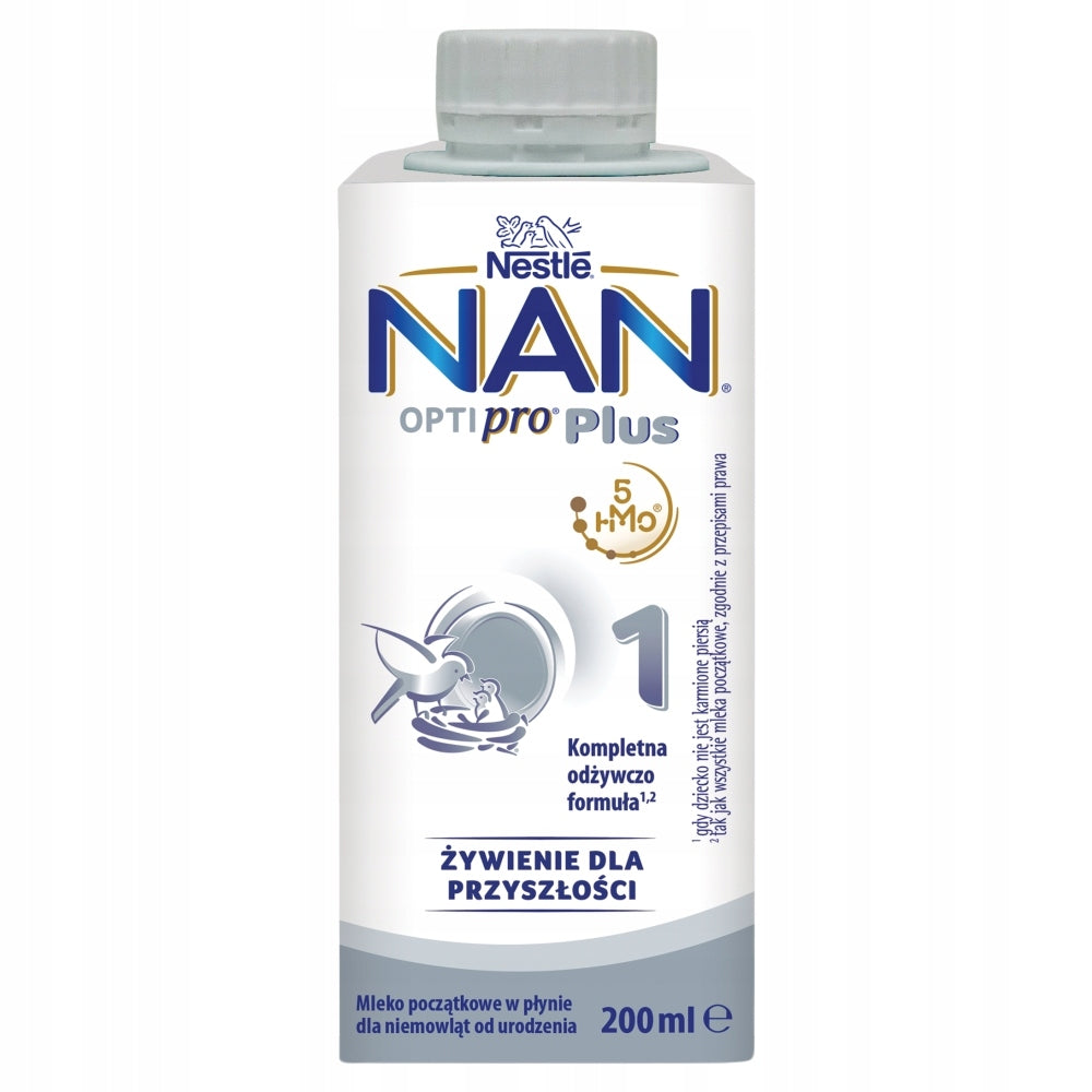 NAN OPTIPRO Plus 1 HMO Initial liquid milk for infants from birth