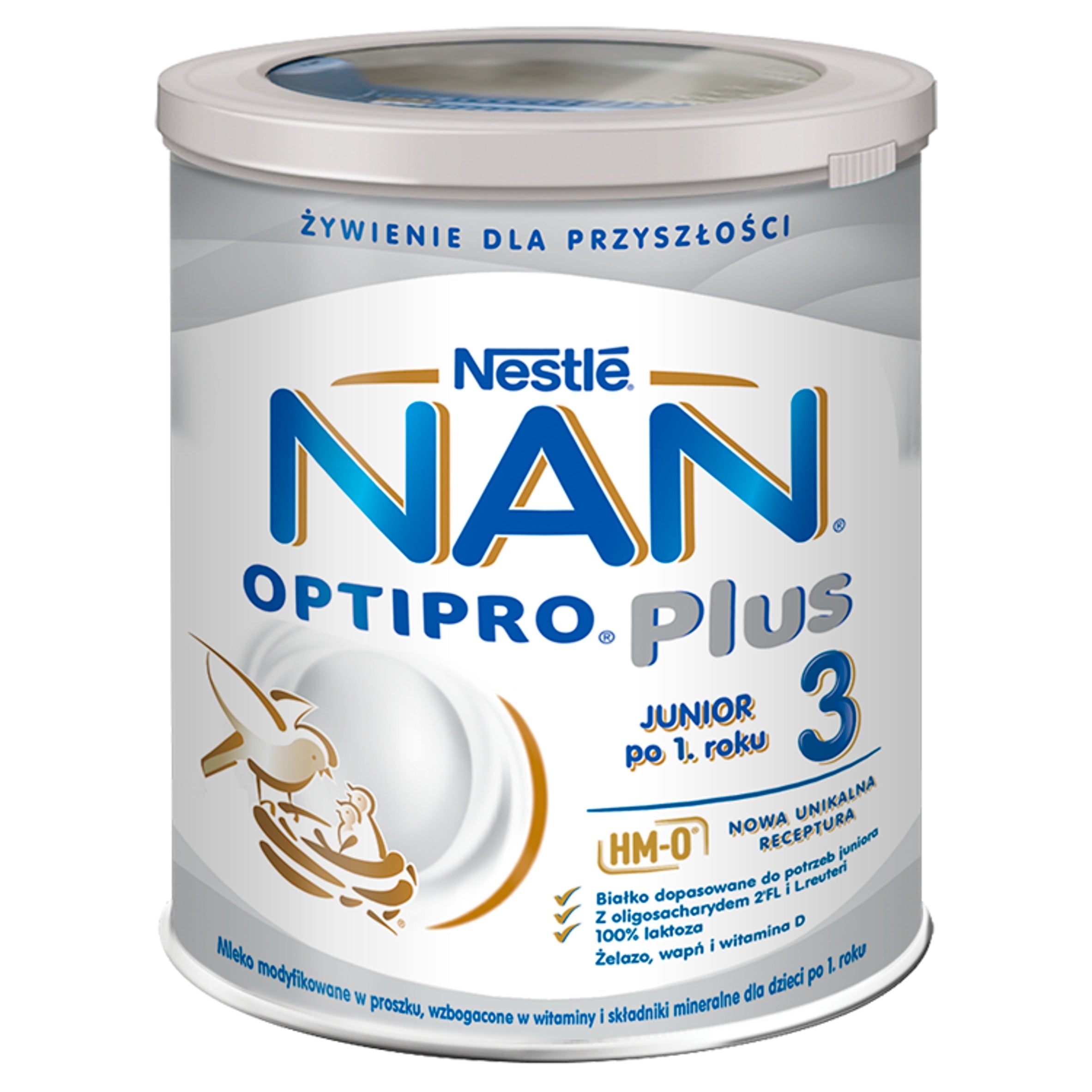 NAN OPTIPRO Plus 3 HMO Milk-based product for young children 2x800 g Manufacturer code 7613034820686