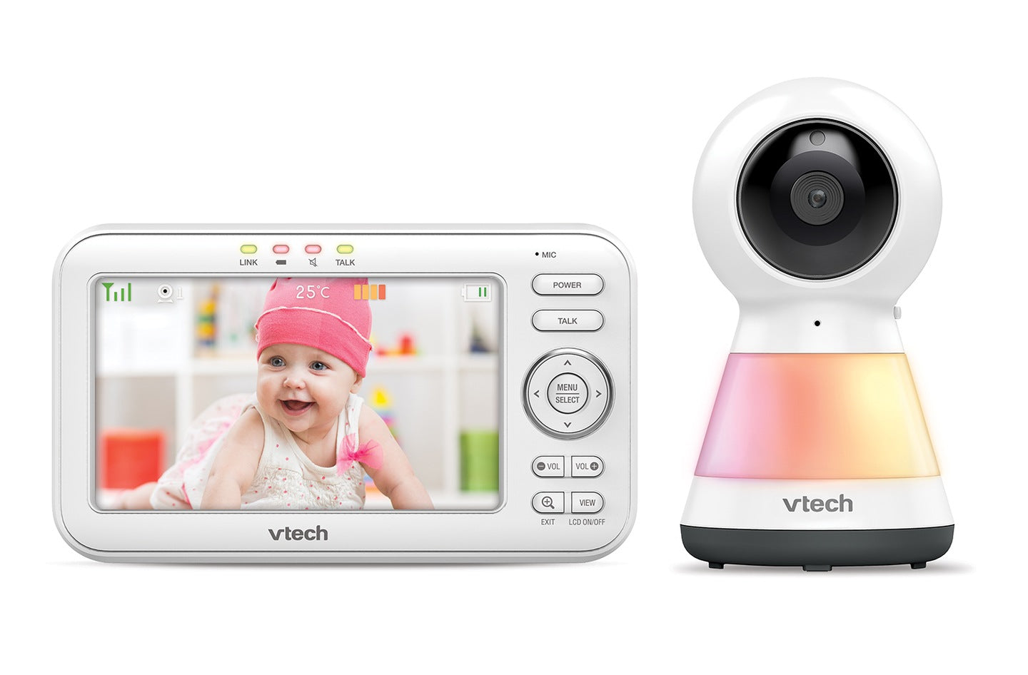 NANNY CAMERA VTECH 5" LCD HD LAMP-LULLABY Packaging status original