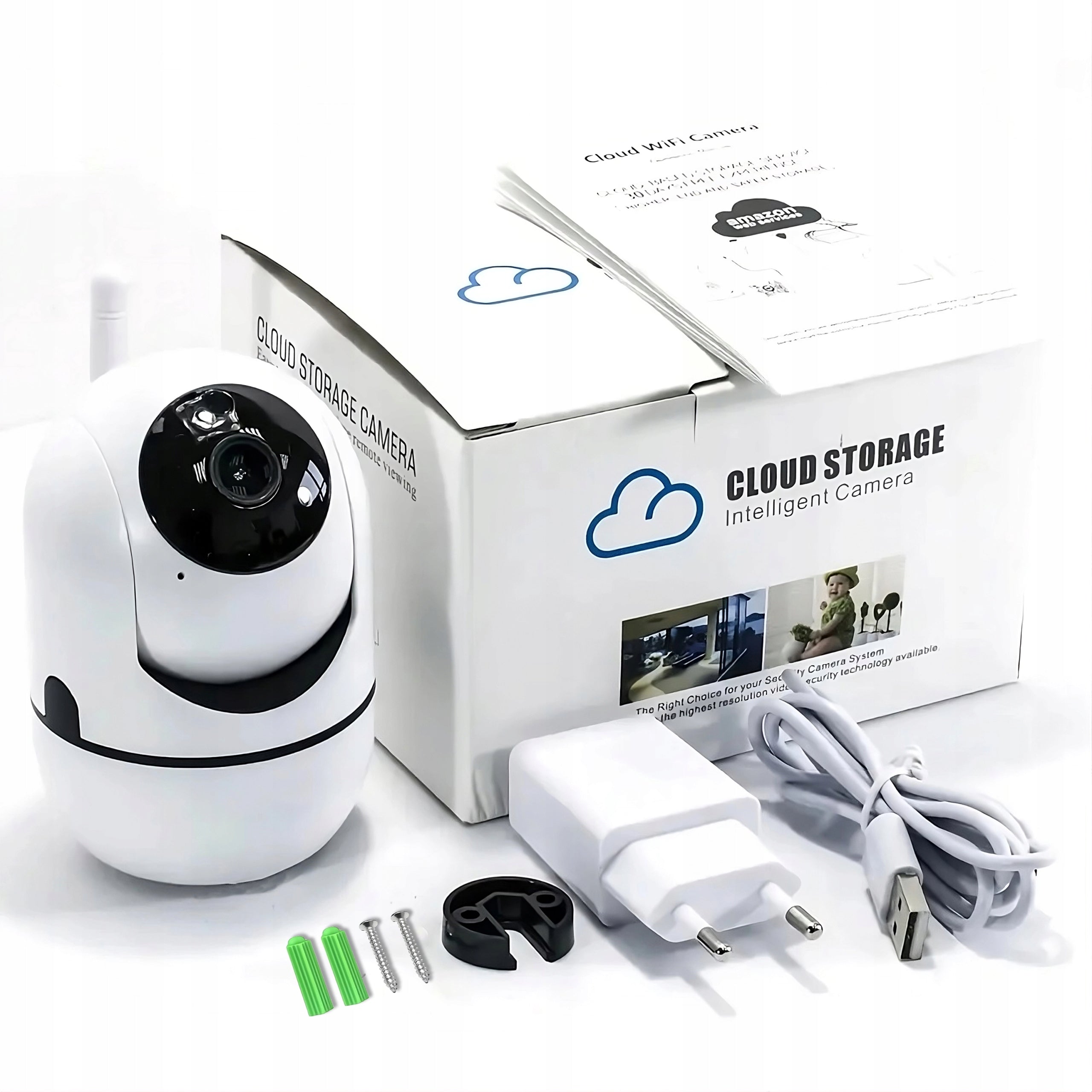 NANNY ELECTRIC CAMERA FULL HD WIFI ROTATING 100m RANGE NIGHT MODE EAN (GTIN) 5906099600983