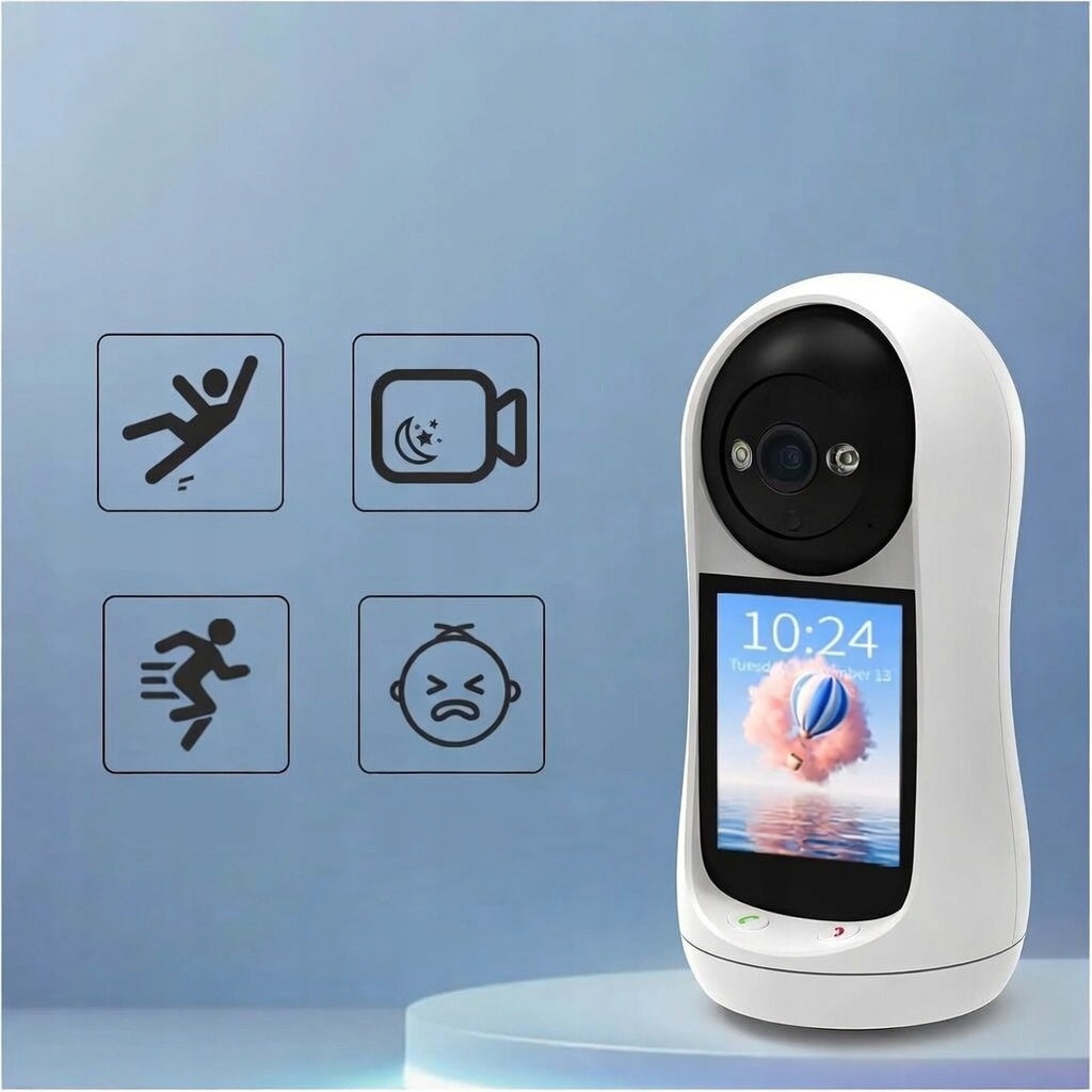 NANNY ELECTRONIC CAMERA 2-Way Video Call 3MP Full HD 355° Rotation Manufacturer code Yn1256341
