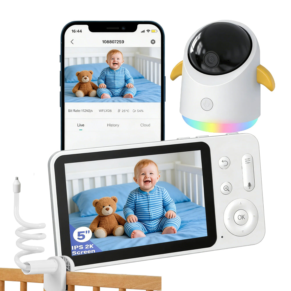 NANNY HOME WIFI CAMERA ROTATING Camera 360°PTZ Two Way Communication