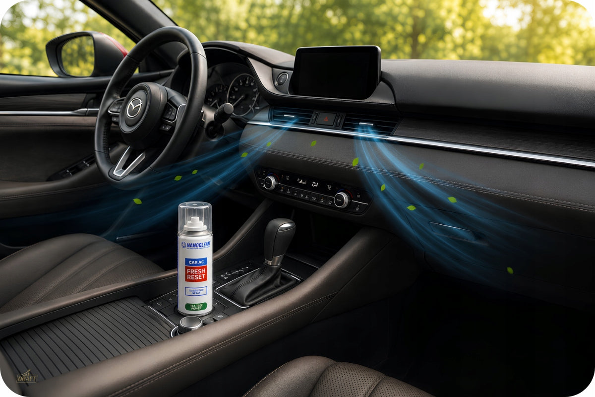 NANOCLEAN Pomegranate Car Air Conditioning Freshener, FRESH RESET Manufacturer Nanoclean