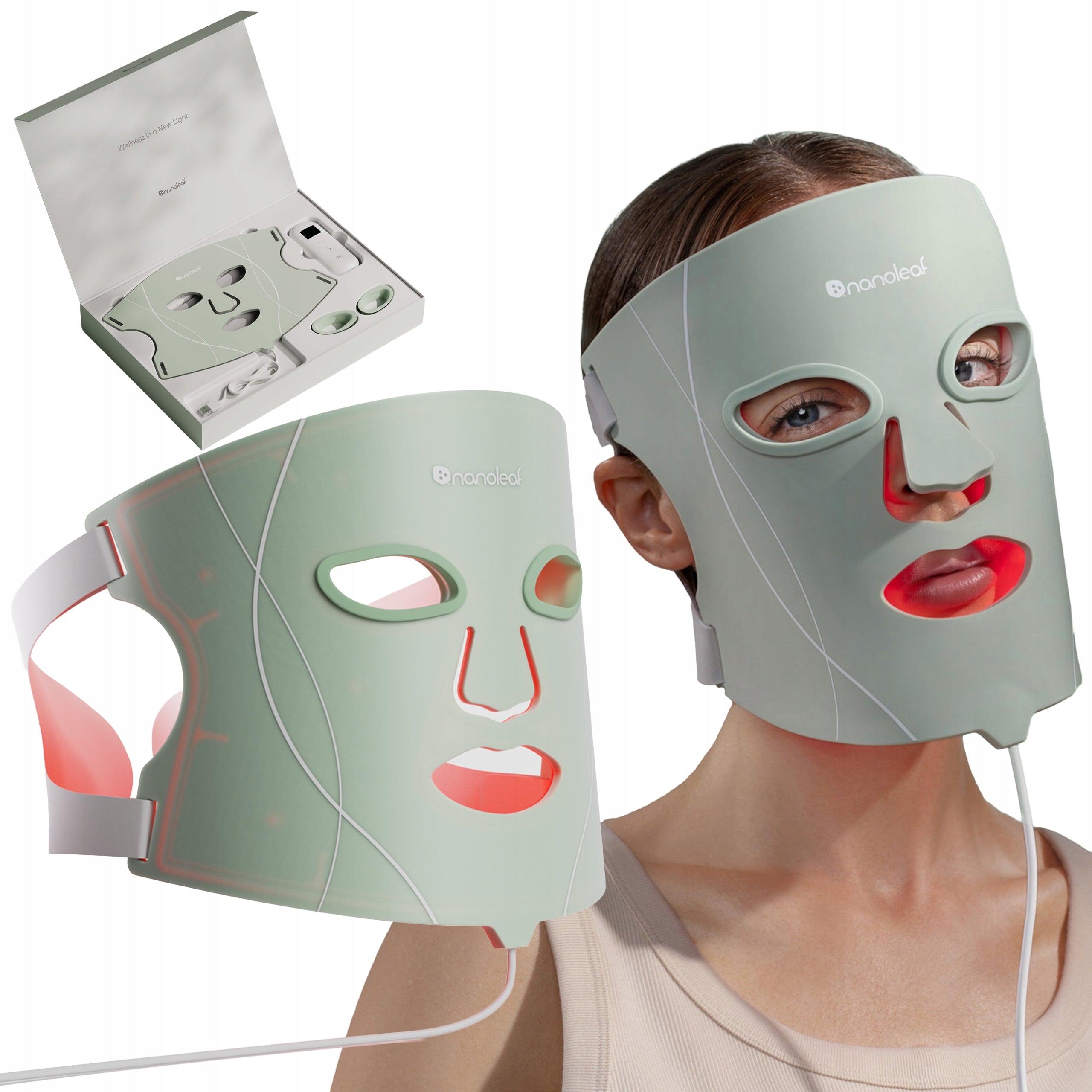 NANOLEAF Face Mask for Light Therapy LED Light Therapy Face Mask