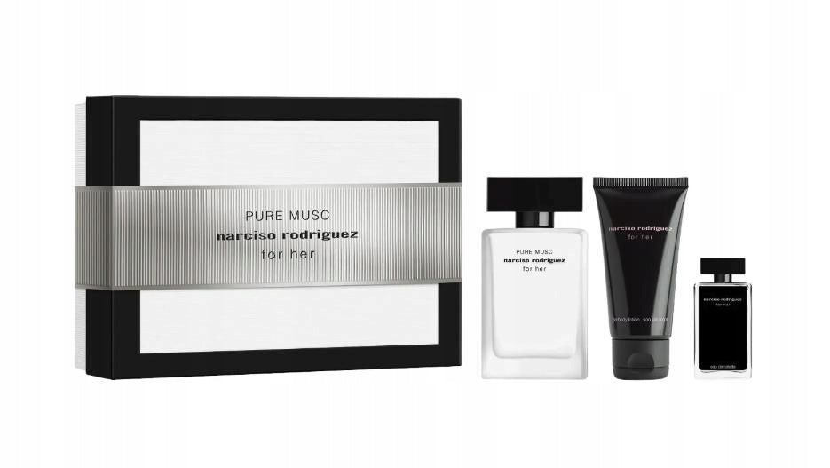 NARCISO RODRIGUEZ - GIFT SET - PURE MUSC EDP 50 ML + BODY LOTION 50 ML + FOR HER