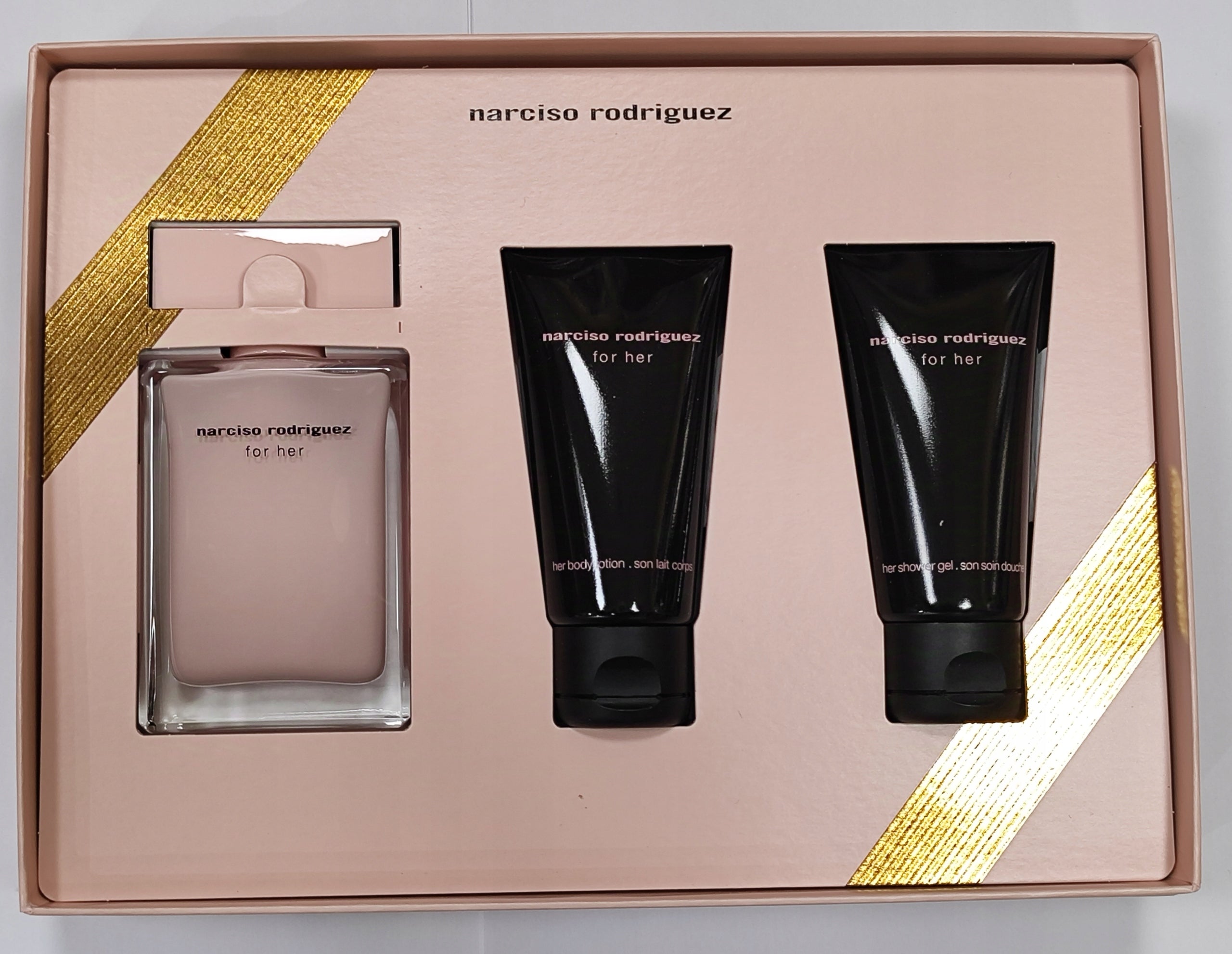 NARCISO RODRIGUEZ SET (FOR HER EDP/S 50ML+BODY LOTION 50ML+SHOWER GEL 50ML) Manufacturer code 0000027425