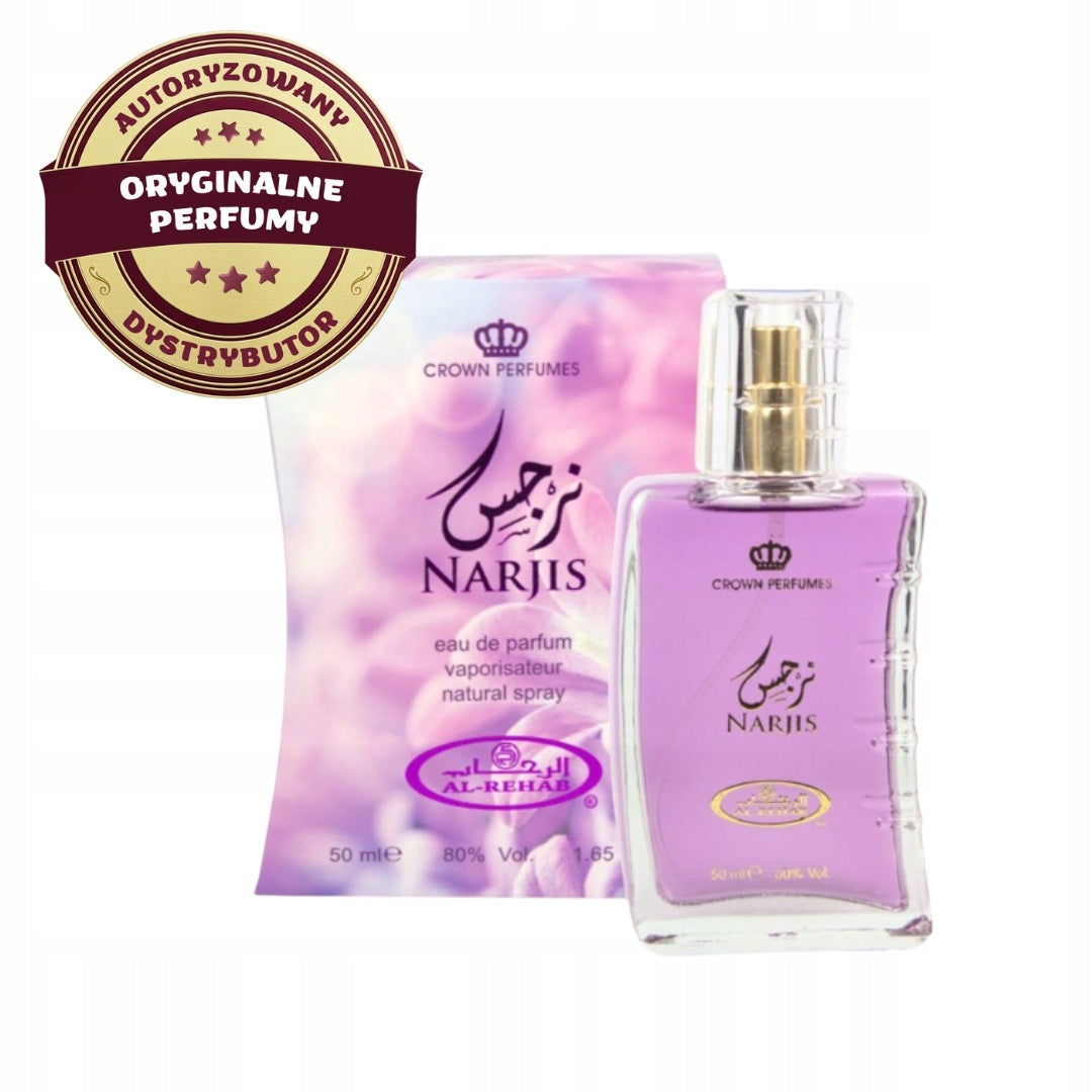 NARJIS ARABIC PERFUME DELICATE SWEET FLORAL 50 ml AL REHAB