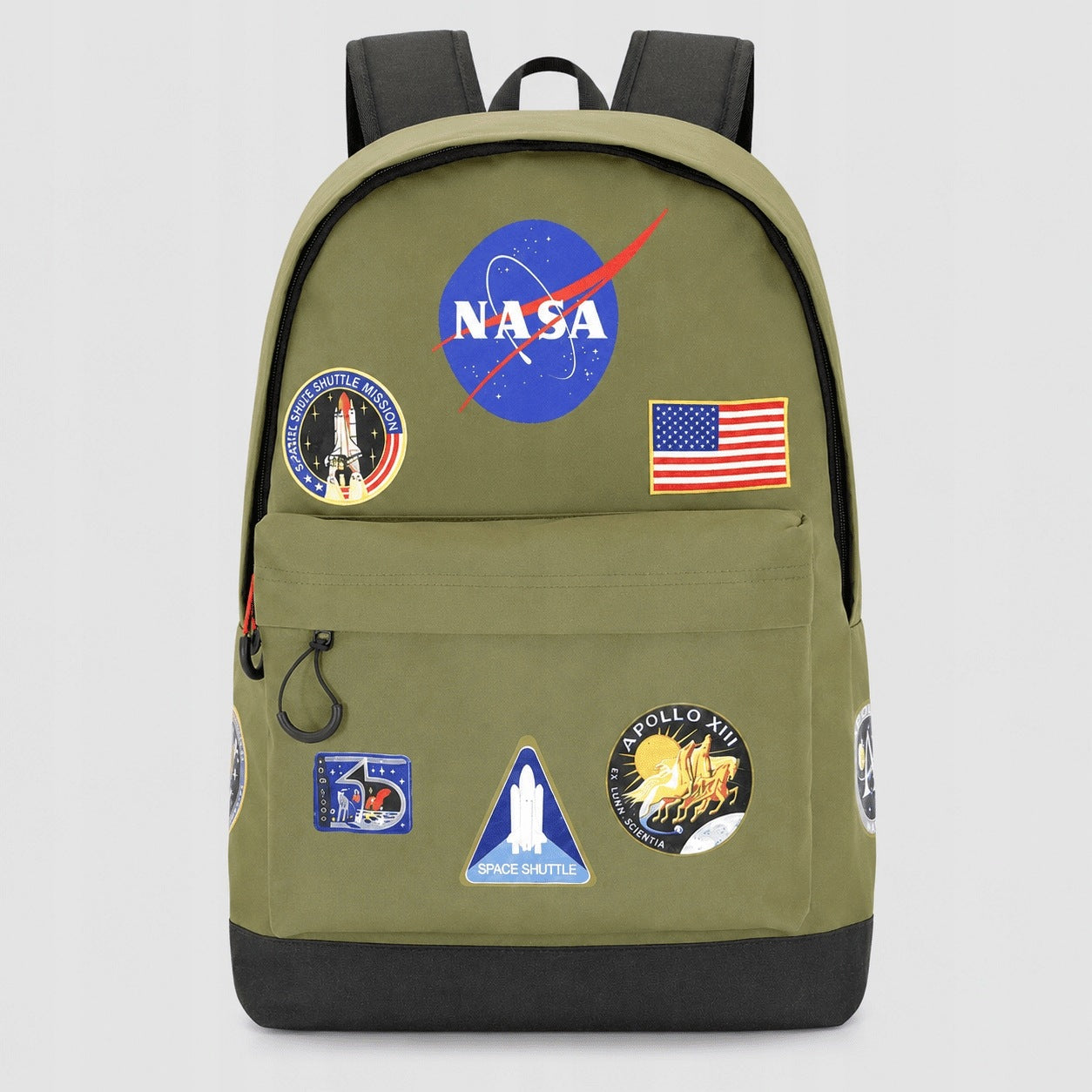 NASA Infinity Khaki 30x43x18cm Two-Chamber School Backpack Brand Karactermania