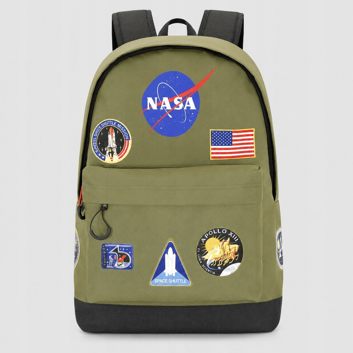 NASA Infinity Khaki 30x43x18cm Two-Chamber School Backpack Brand Karactermania