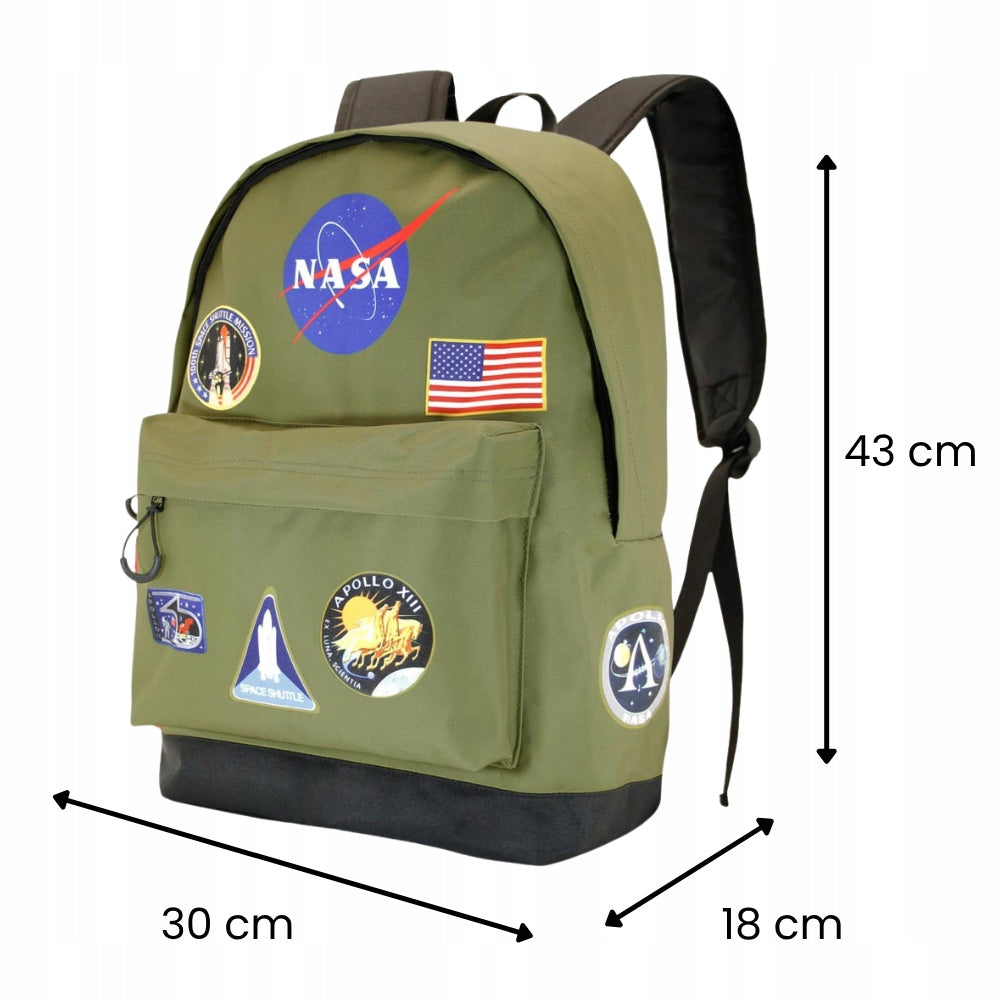 NASA Infinity Khaki 30x43x18cm Two-Chamber School Backpack Manufacturer code 8445118042795