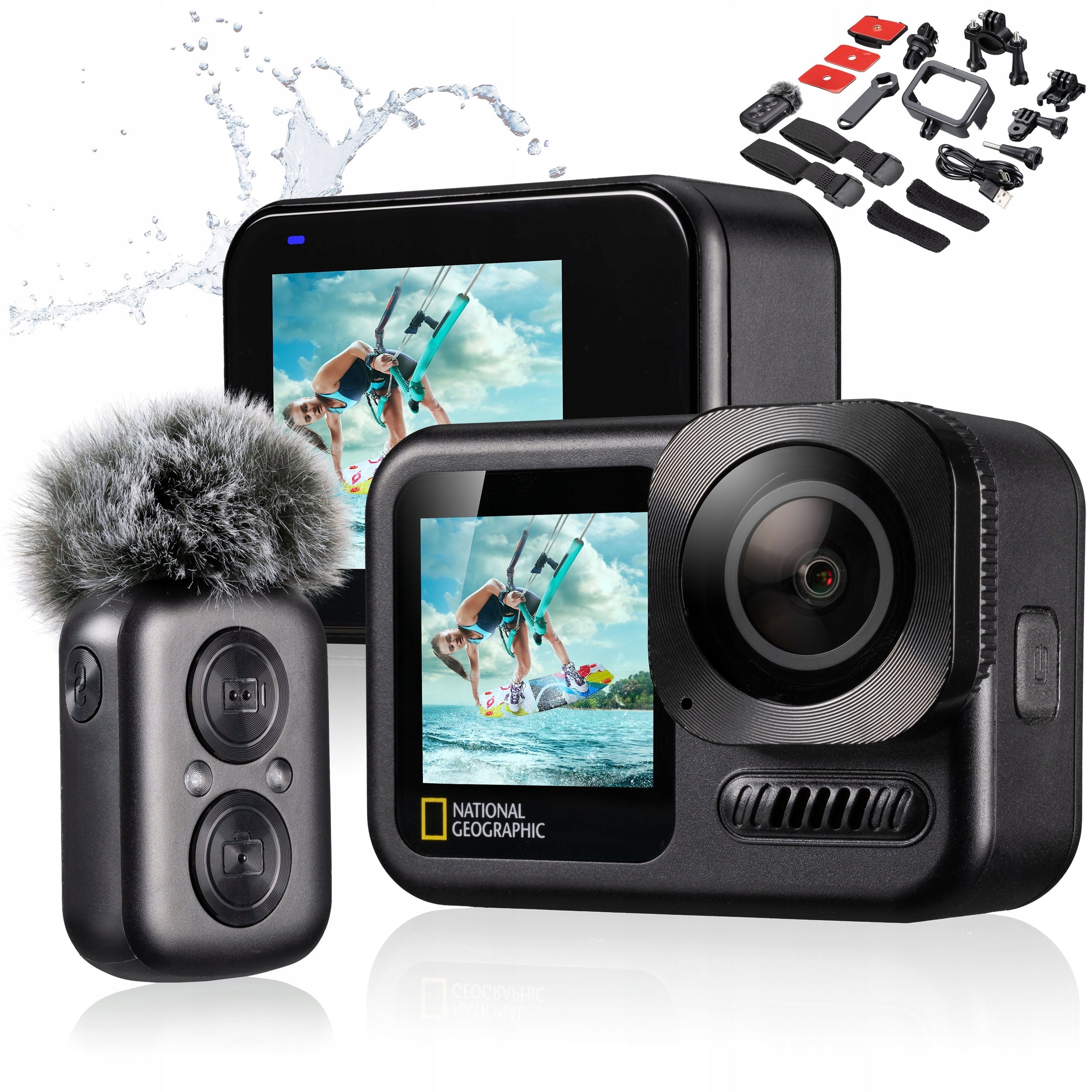 NATIONAL GEOGRAPHIC 4K UHD 60fps WiFi Action Camera Explorer 7