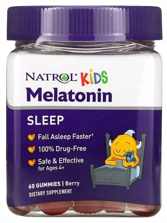 NATROL KIDS MELATONIN BETTY GUMMIES 60 JELLIES MELATONIA IN GUMMIES FOR CHILDREN