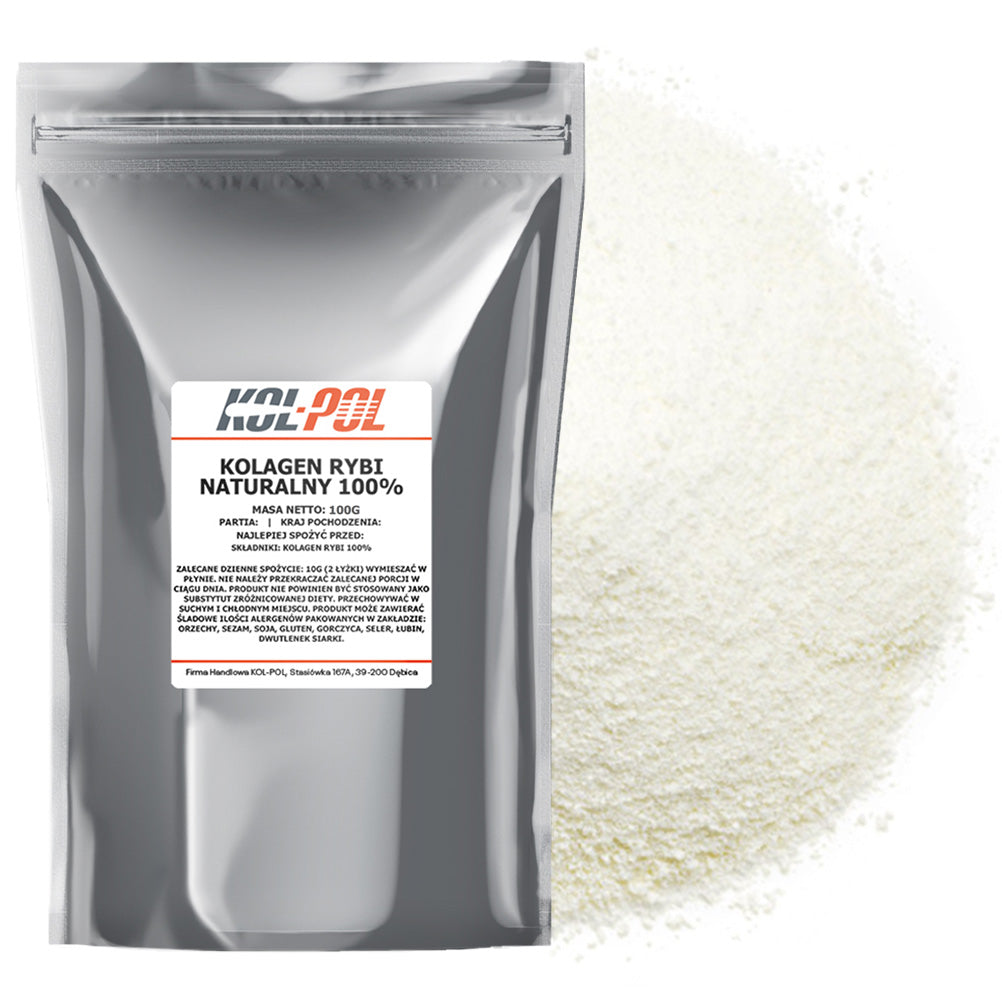 NATURAL COLLAGEN 100% FISH 100g Pure Powder | KOL-POL