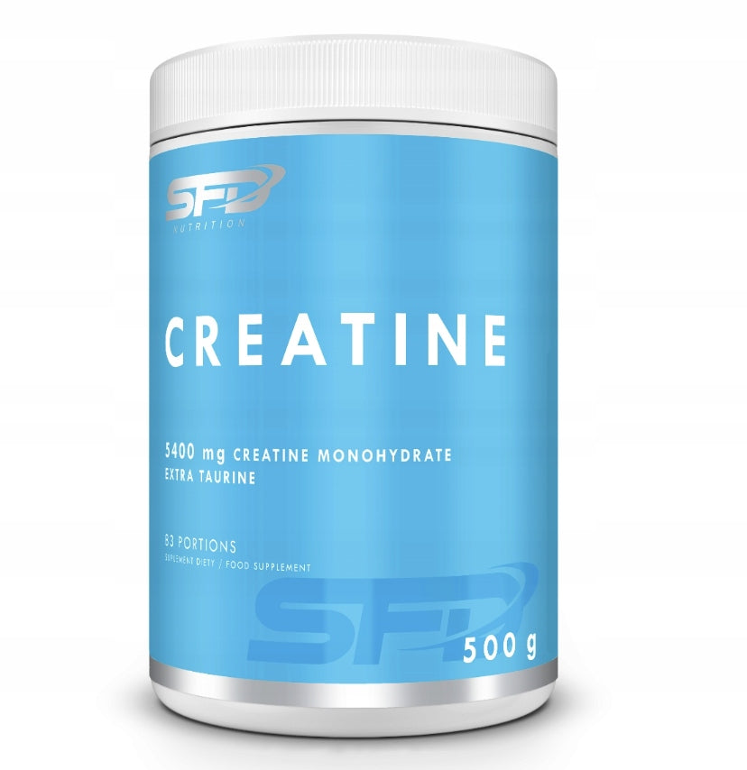 NATURAL CREATINE MONOHYDRATE TAURINE STRENGTH REGENERATION FOCUS POWER 500G