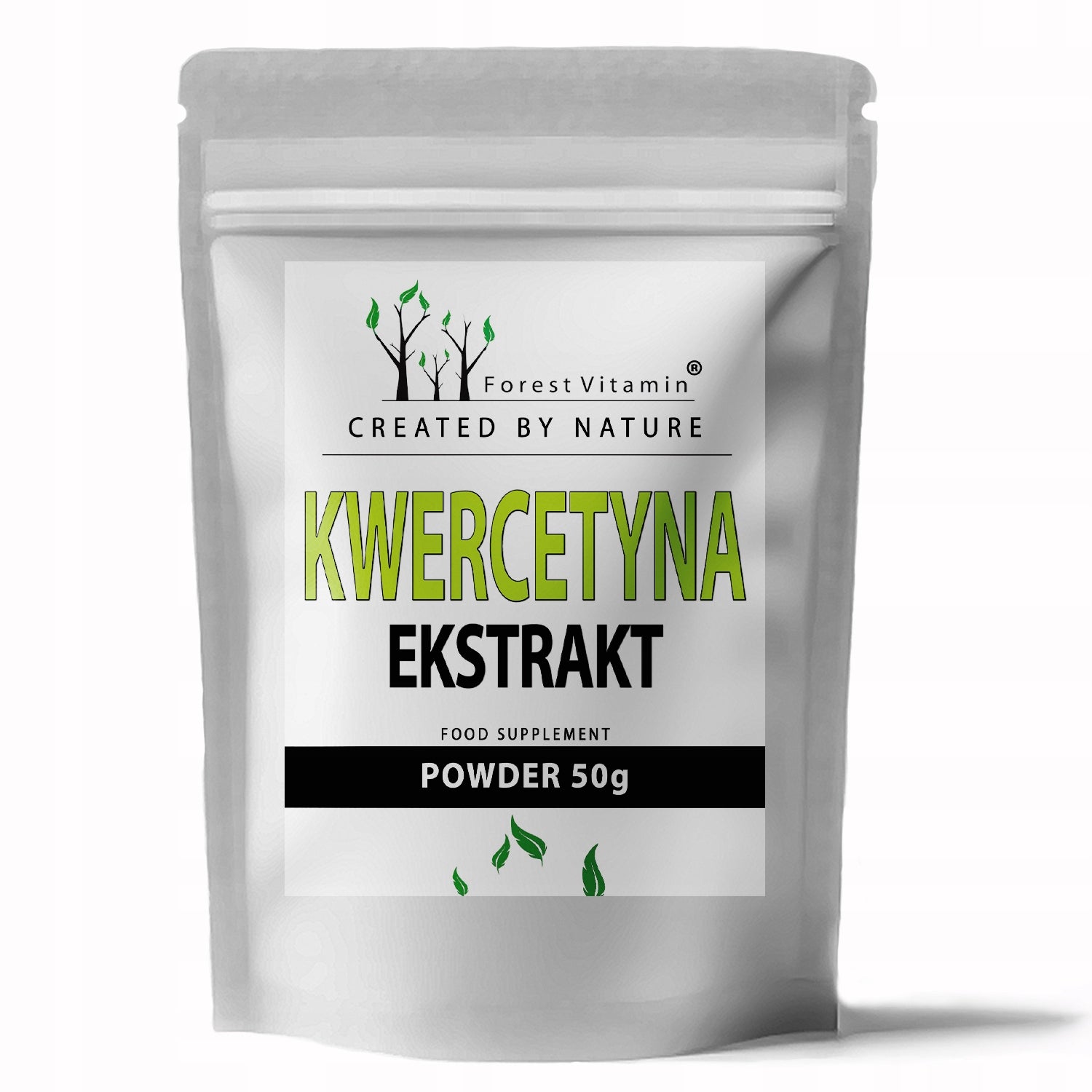 NATURAL QUERCETIN IN PURE POWDER EXTRACT 50g VEGE Brand Forest Vitamin