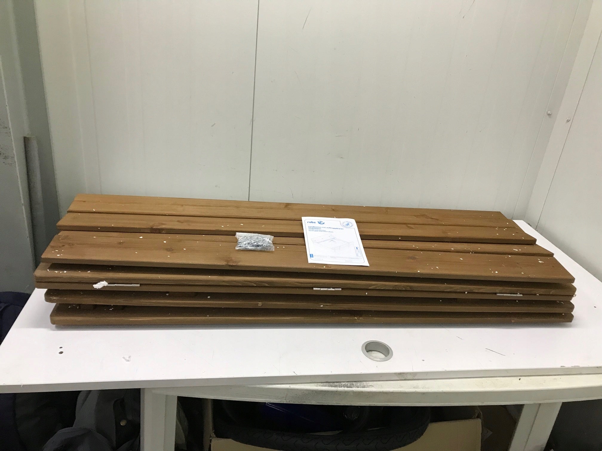 NATURAL WOODEN SANDBOX ROBA 456017TE CLOSED Manufacturer code 1579562