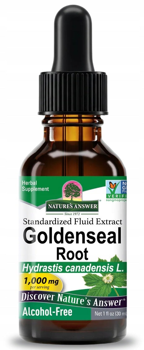 NATURE'S ANSWER Goldenseal Root Canadian Bitter Root 30mlExtract