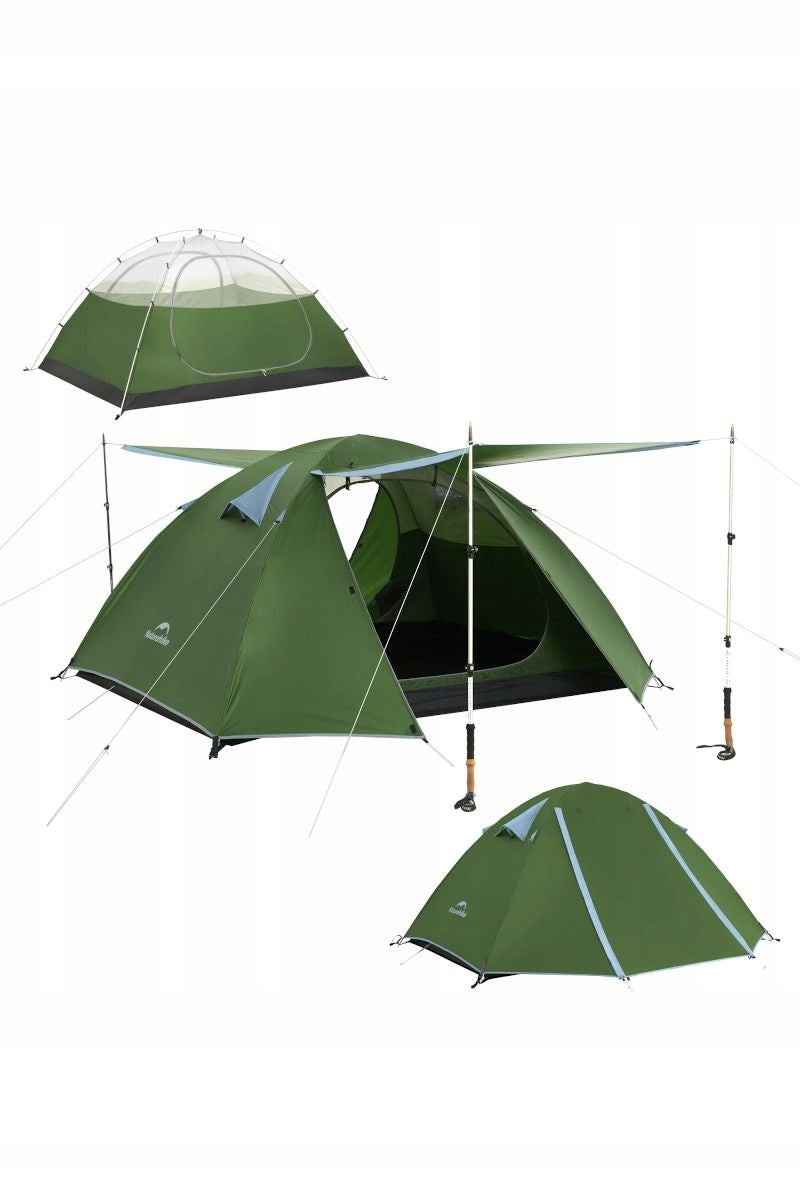 NATUREHIKE Hiking tent Bleik 2 pers. Type B CNK2550WS038 green