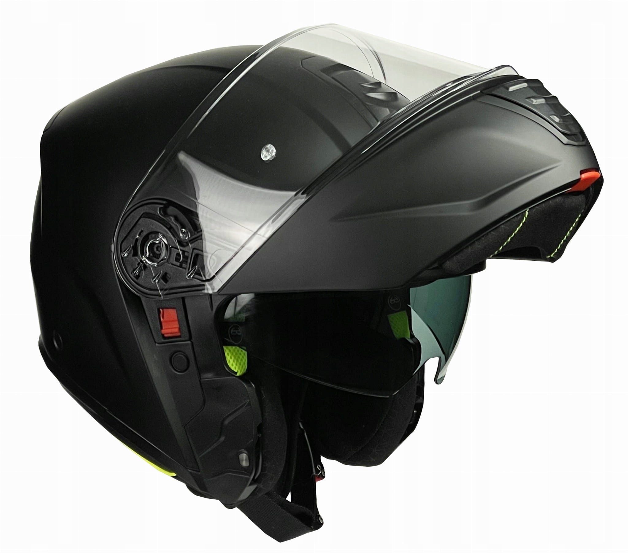 NAXA F07 MOTORCYCLE HELMET JAW MATT BLACK PINLOCK XL Packaging status original