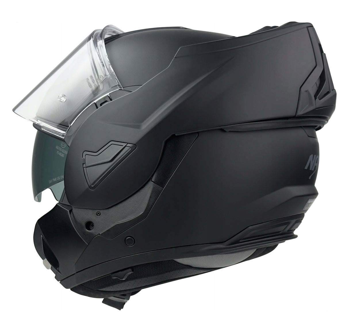 NAXA MOTORCYCLE JAW HELMET FF1 r.M|RAISED JAW BACK+PINLOCK Packaging status original