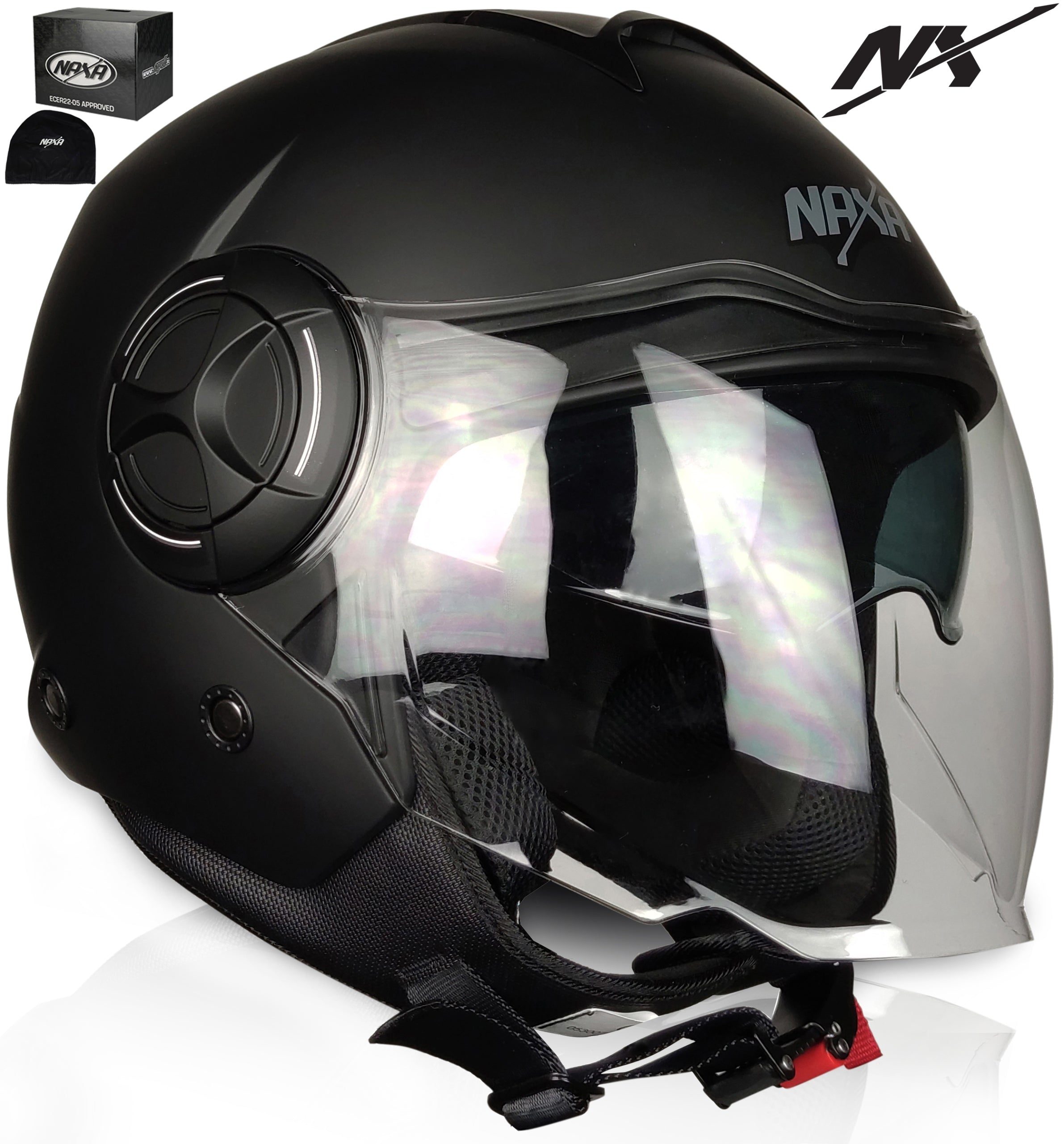 NAXA S24 rS MOTORCYCLE OPEN HELMET WITH BLEND