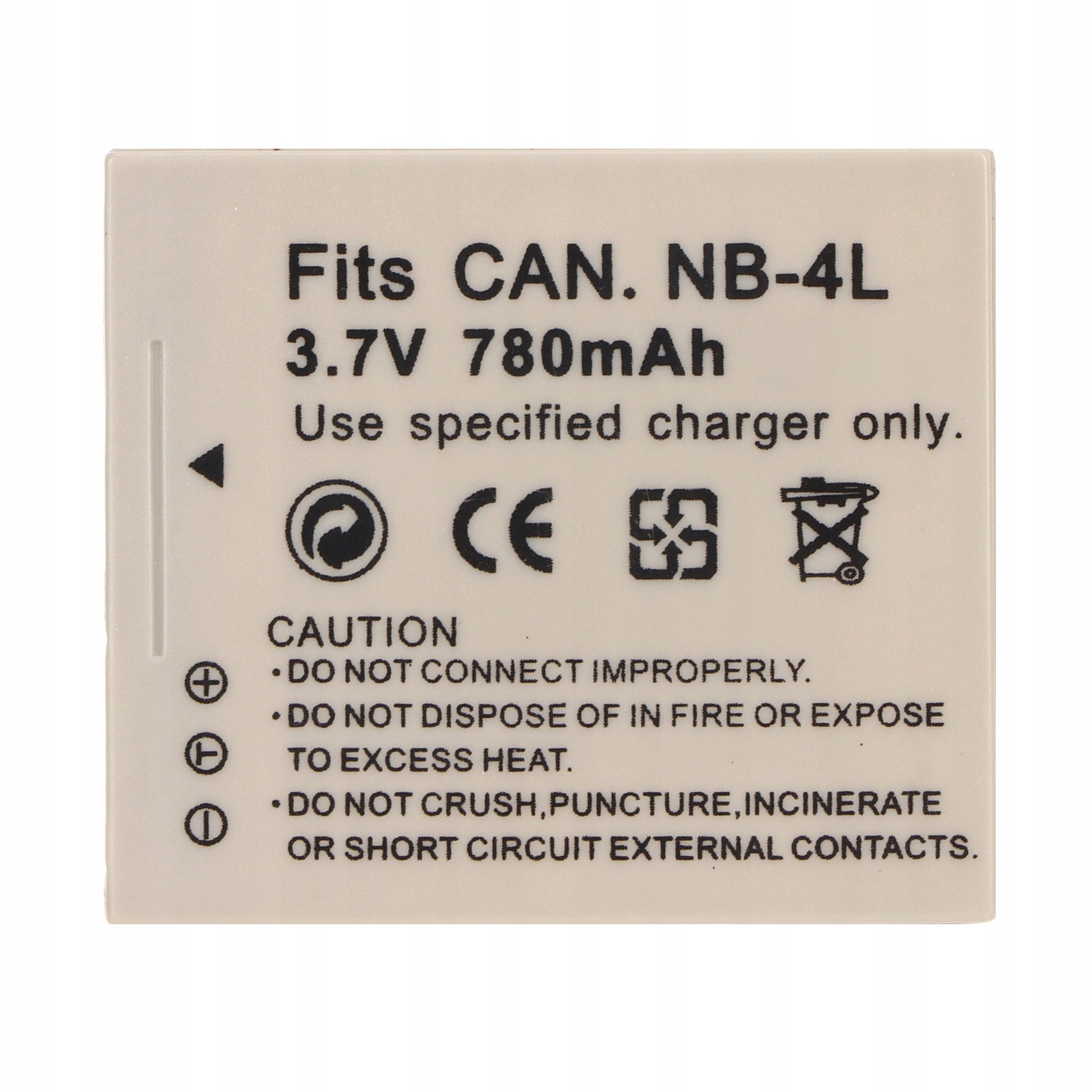 NB 4L Camera Rechargeable Lithium-Ion Battery 780mAh 3,7V CN Replacement Battery