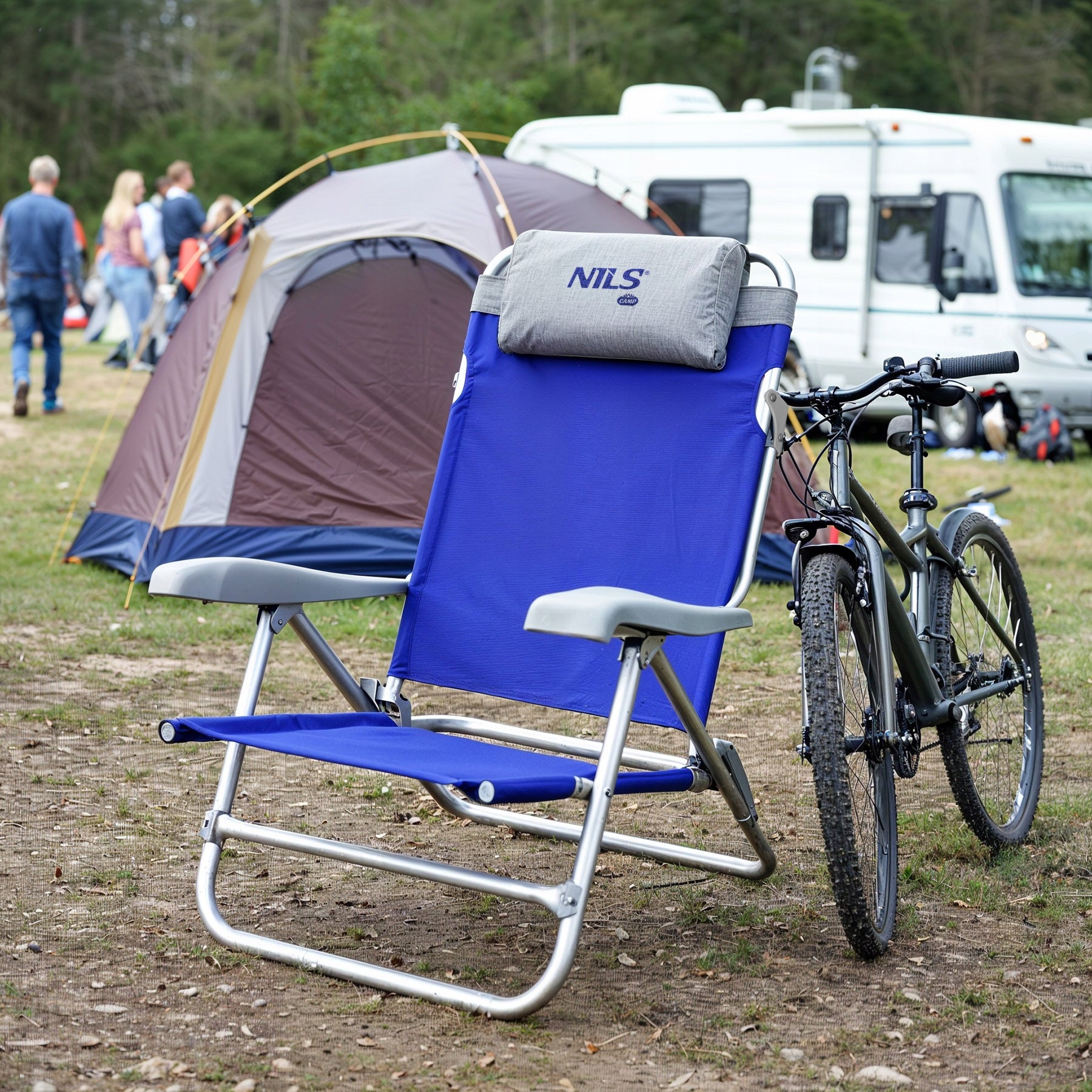 NC3502 HIKING CHAIR 2IN1 FOLDING BLUE-GRAY NILS CAMP Manufacturer code 15-03-321