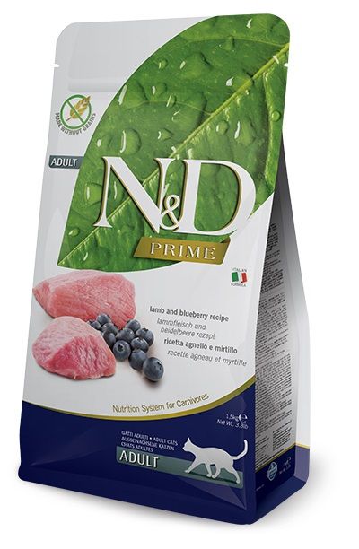 ND Prime Lamb Blueberry 1,5kg Adult Cat Lamb EAN (GTIN) 8010276020208