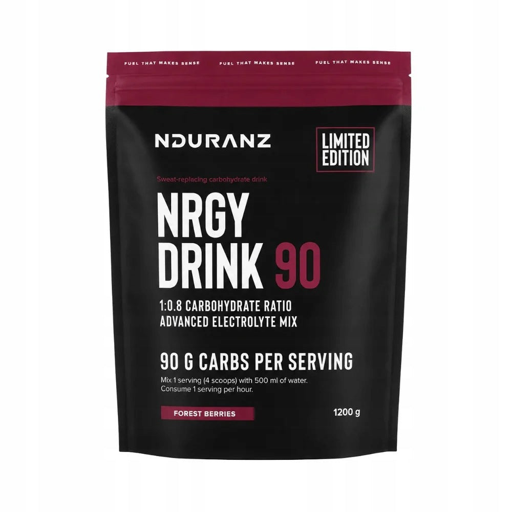 NDURANZ NRGY DRINK 90 1200G HIGH CARBOHYDRATE DRINK FOREST FRUIT