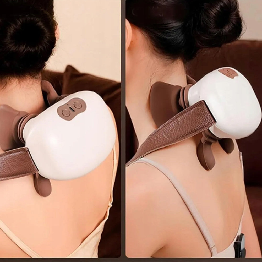 NECK AND SHOULDER MASSAGER ERGONOMIC PLEASANT TOUCH SAFE USE Brand no brand