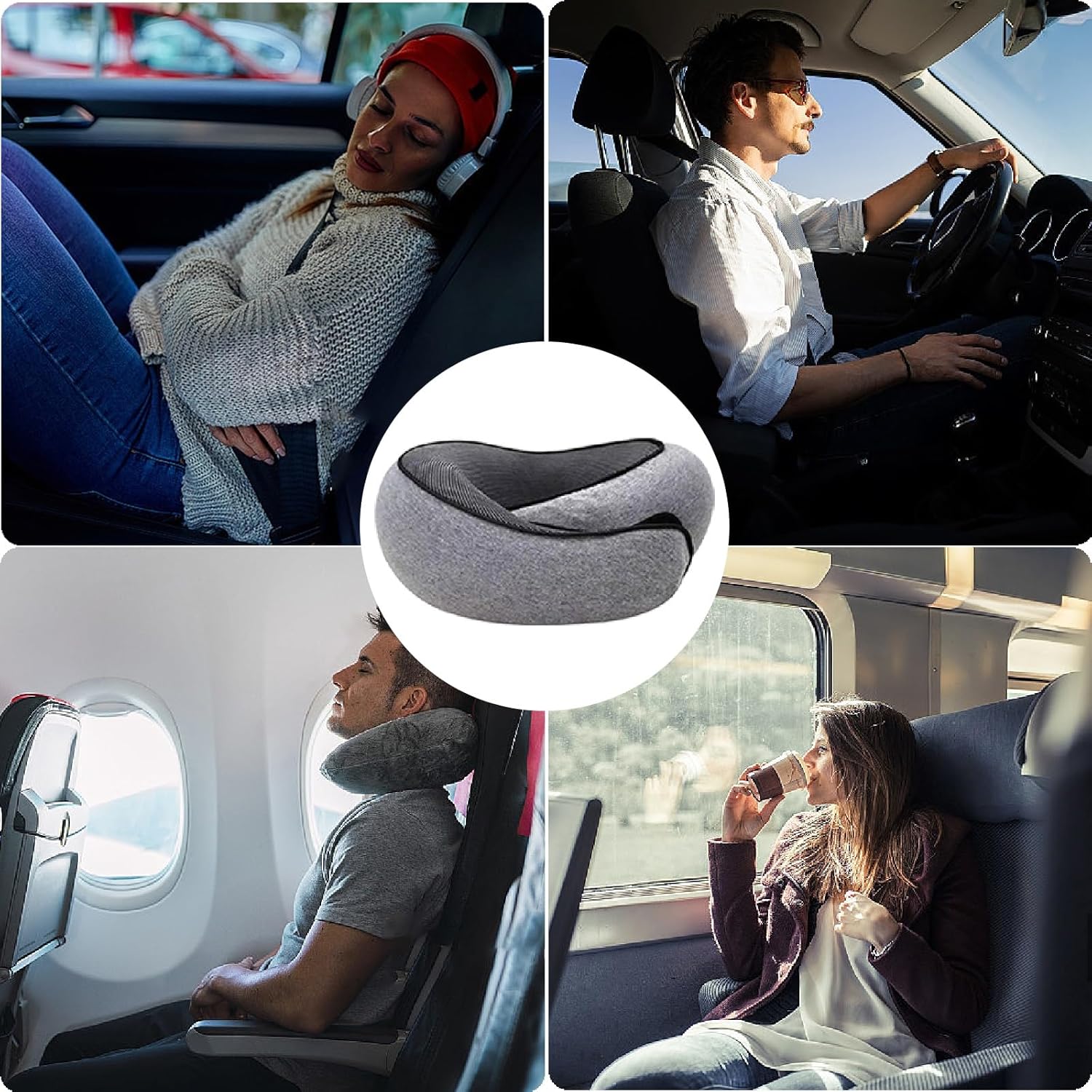 NECK PILLOW FOR ADULTS AND CHILDREN, MEMORY FOAM PILLOW FOR NECK Manufacturer code Poduszka na Szyję