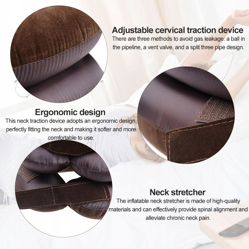 NECK TRACTION DEVICE INFLATABLE NECK MASSAGE PAIN Brand no brand