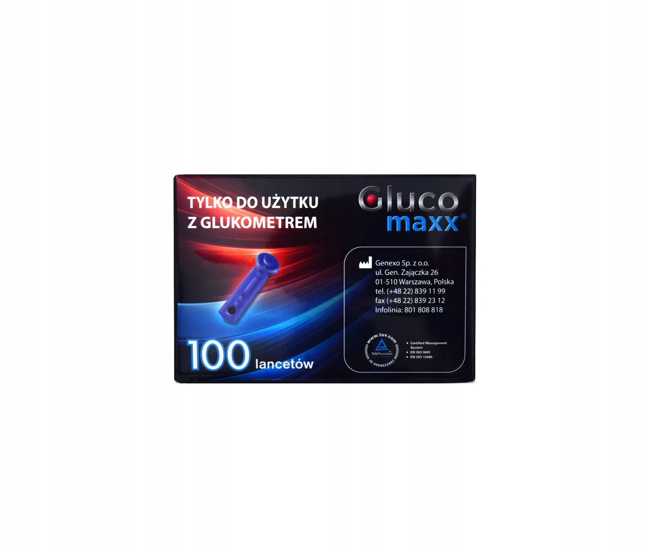 NEEDLE LANCETS | GLUCO MAXX | GLUCOMAXX - 120 pcs. EAN (GTIN) 5905141350364