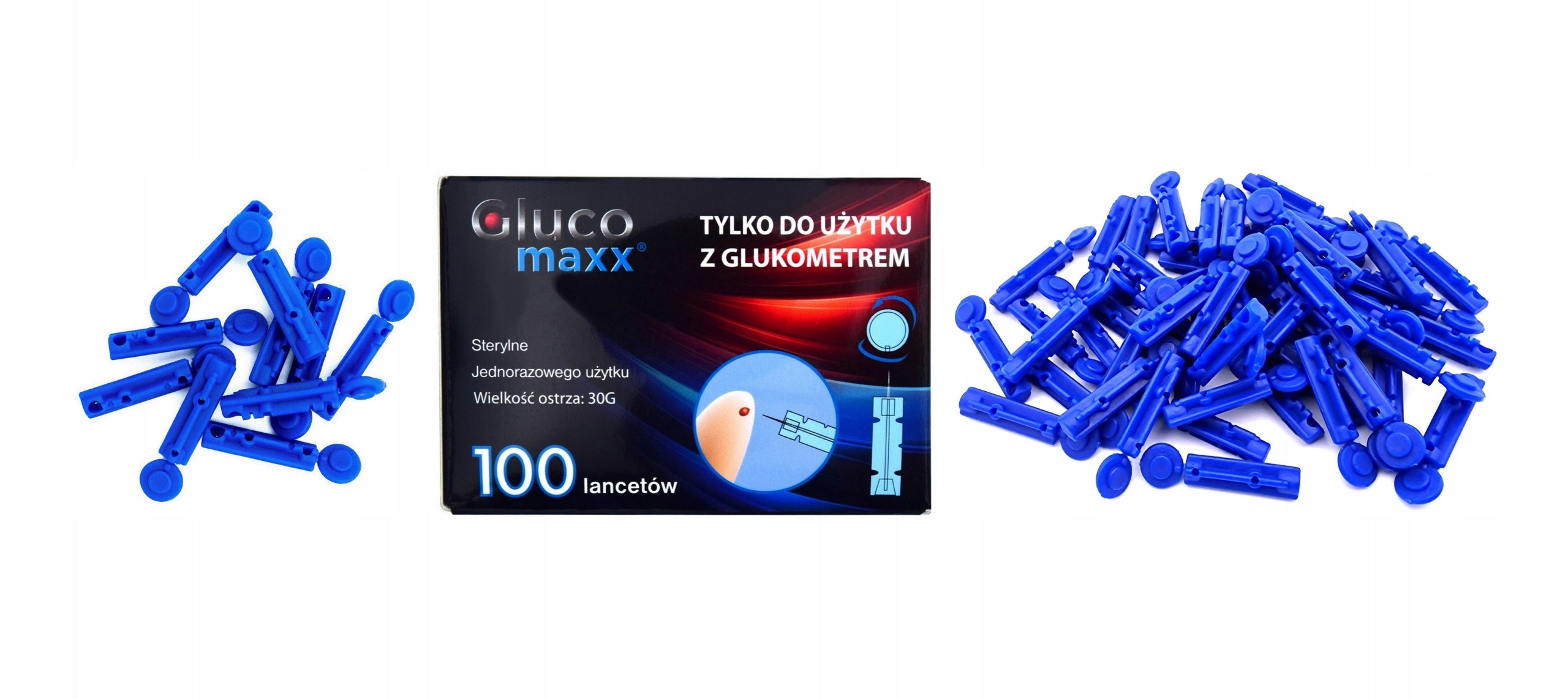 NEEDLE LANCETS | GLUCOMAXX | GLUCO MAXX - 110 pcs. Brand Glucomaxx