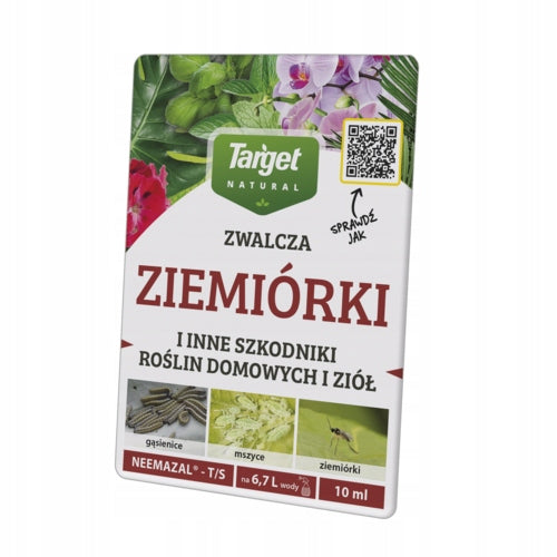 NEEMAZAL TARGET 10ml FOR EARTHWORMS PESTS PLANTS HOUSE AND GARDENS THRIPS Purpose fungicides insecticidal, against insects against pests