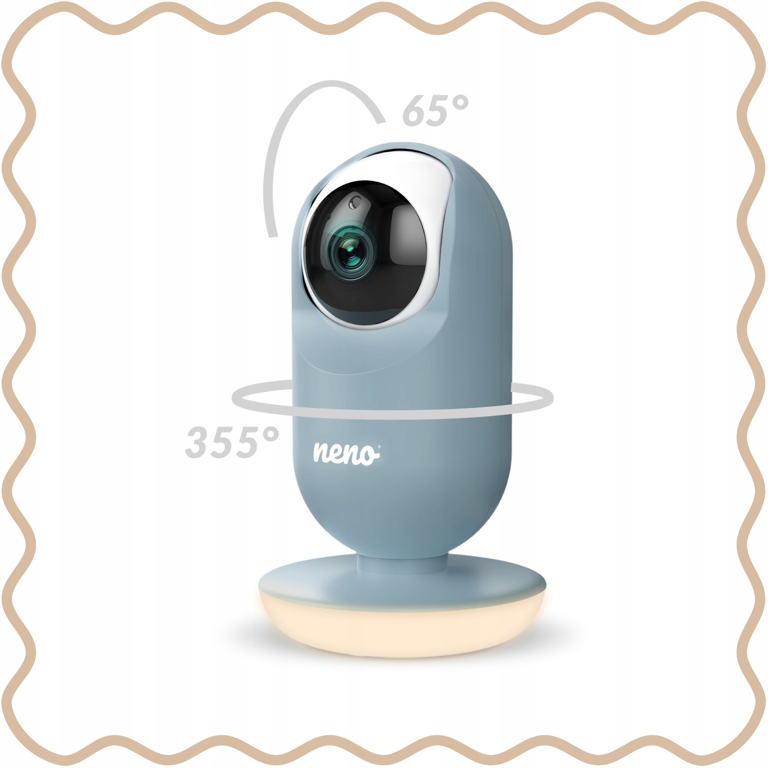 NENO VEDO BLUE baby monitor 2,4 GHz Kind electronic nanny